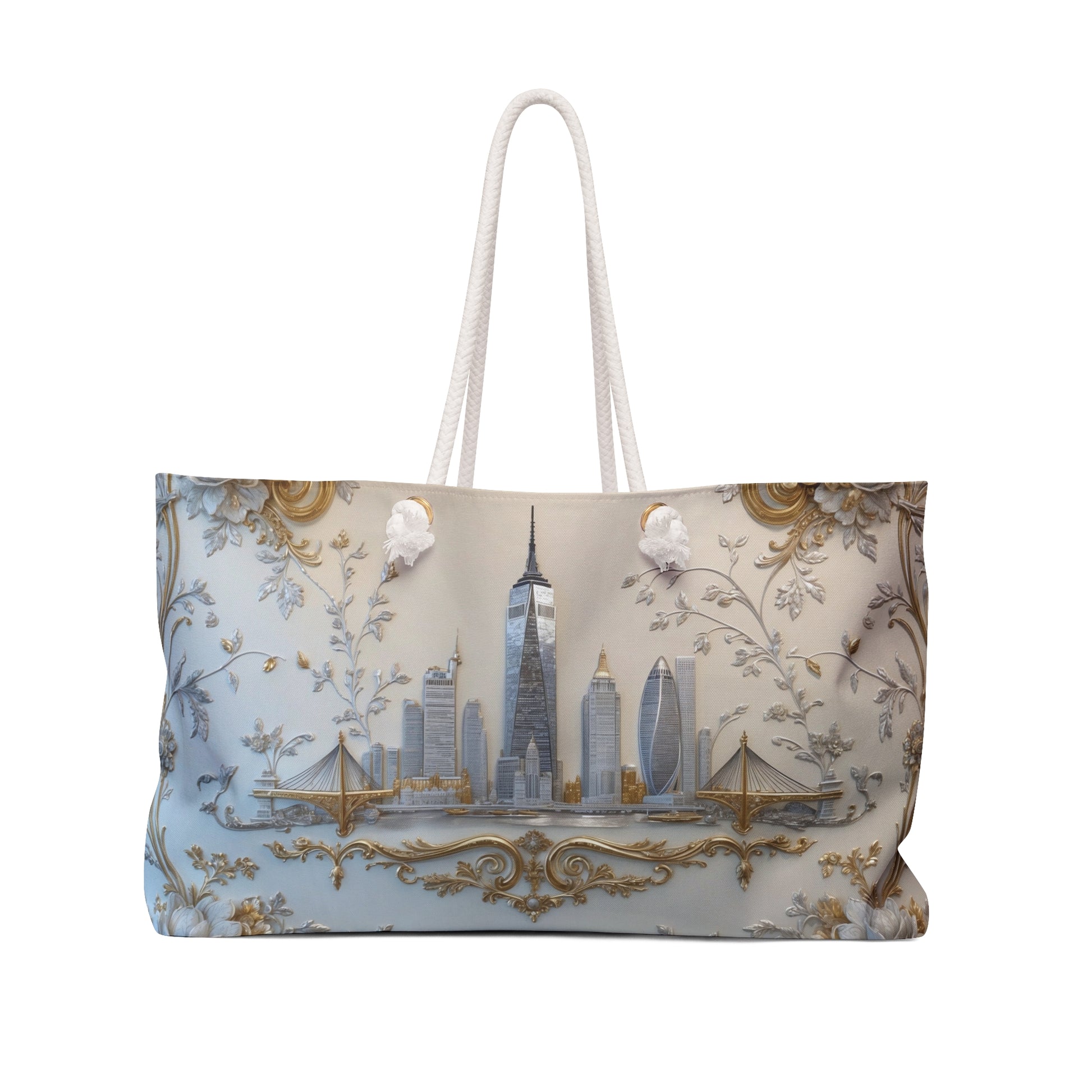 Elegant London Cityscape Weekender Tote Bag