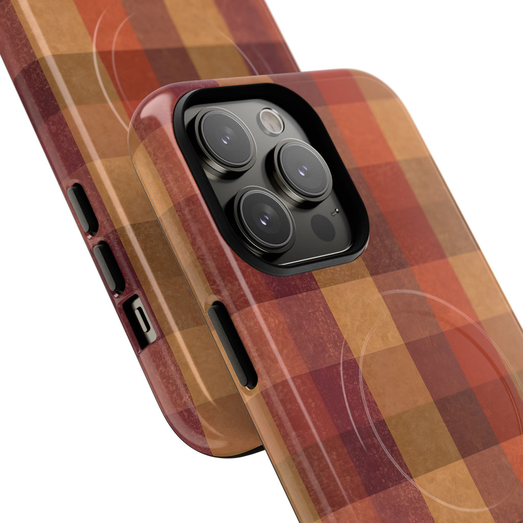 Plaid Tough Magnetic iPhone 7 Case