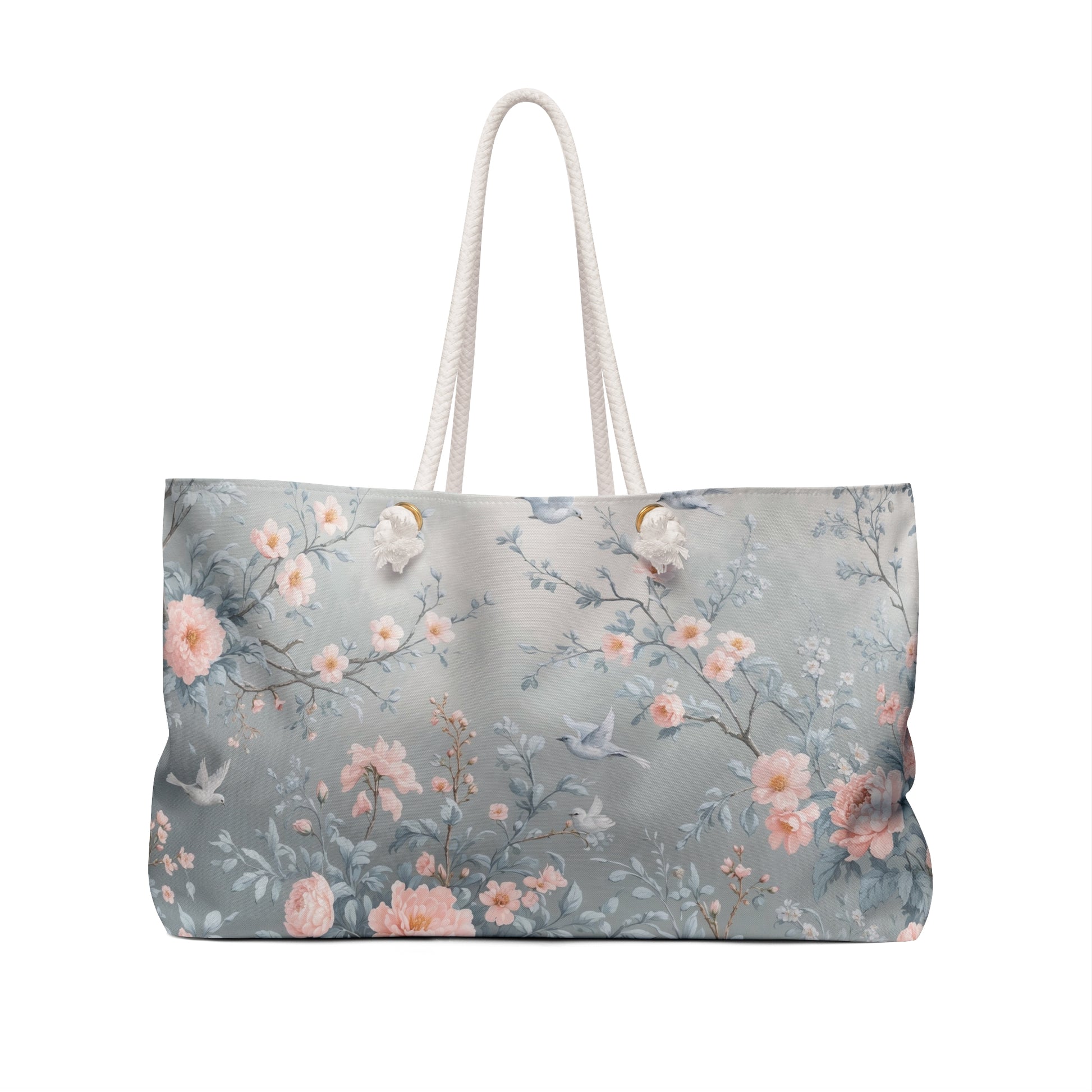 Morning Garden Floral Weekender Tote Bag