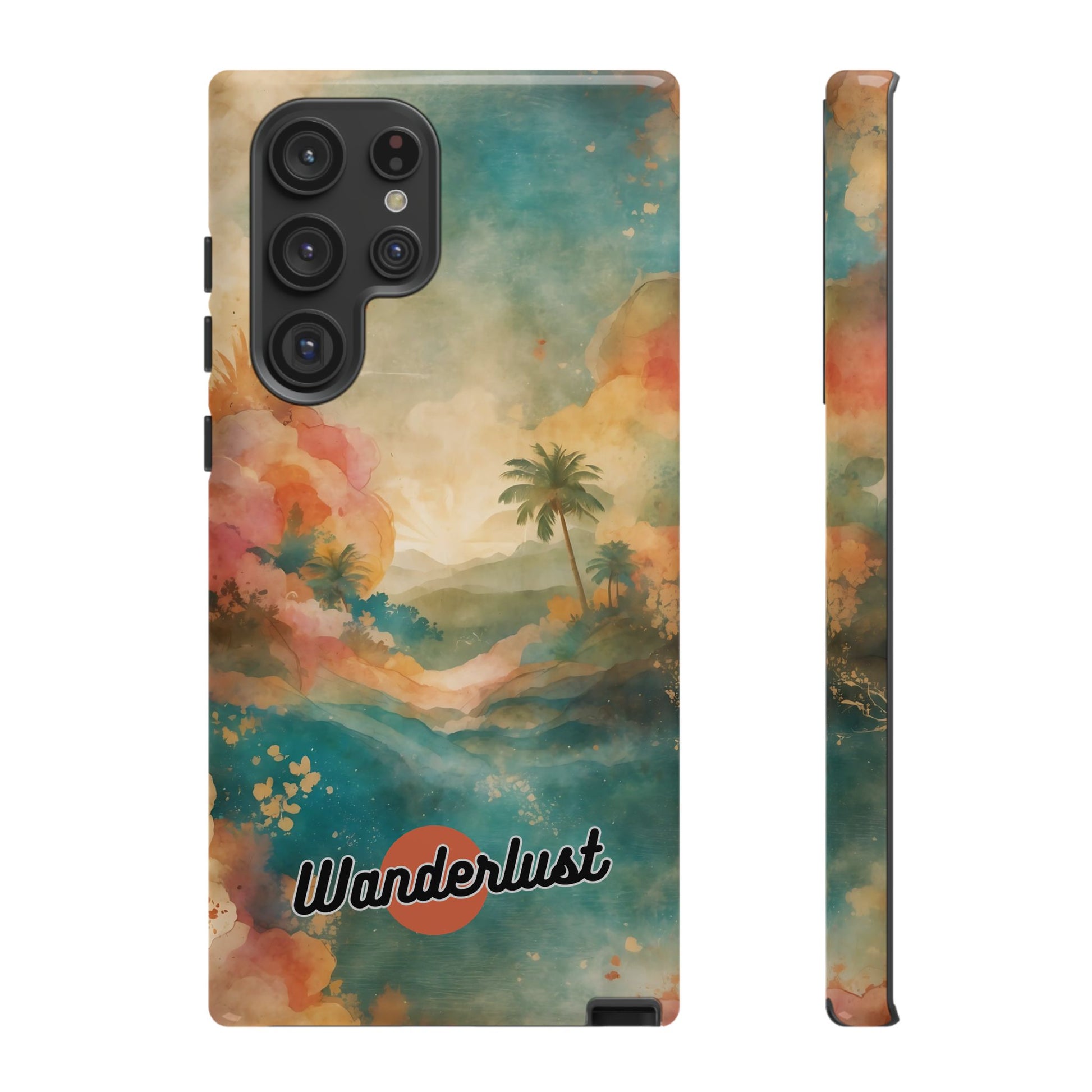 Tropical Earth View Wanderlust Tough Phone Case