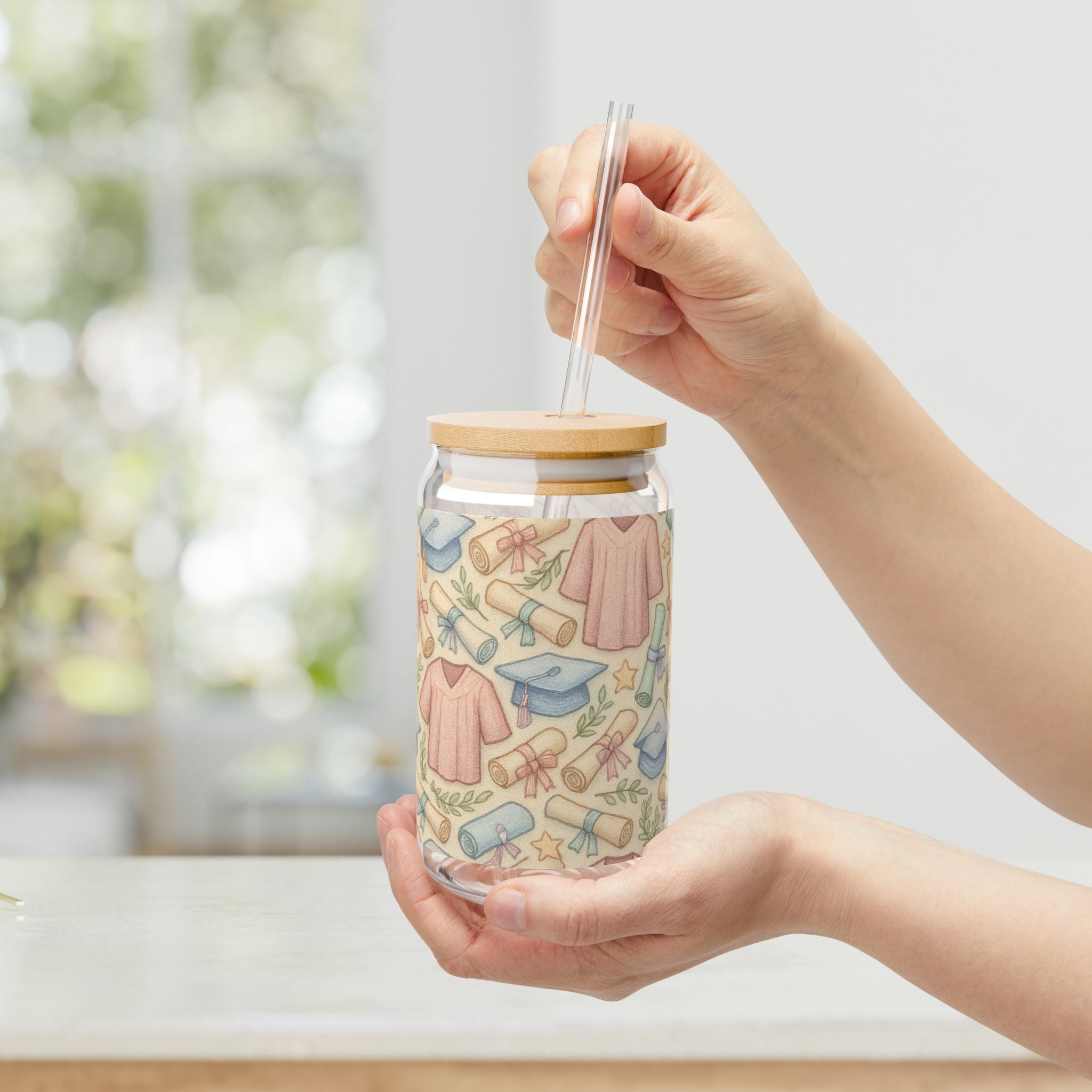 Charming Graduated Sipper Glass