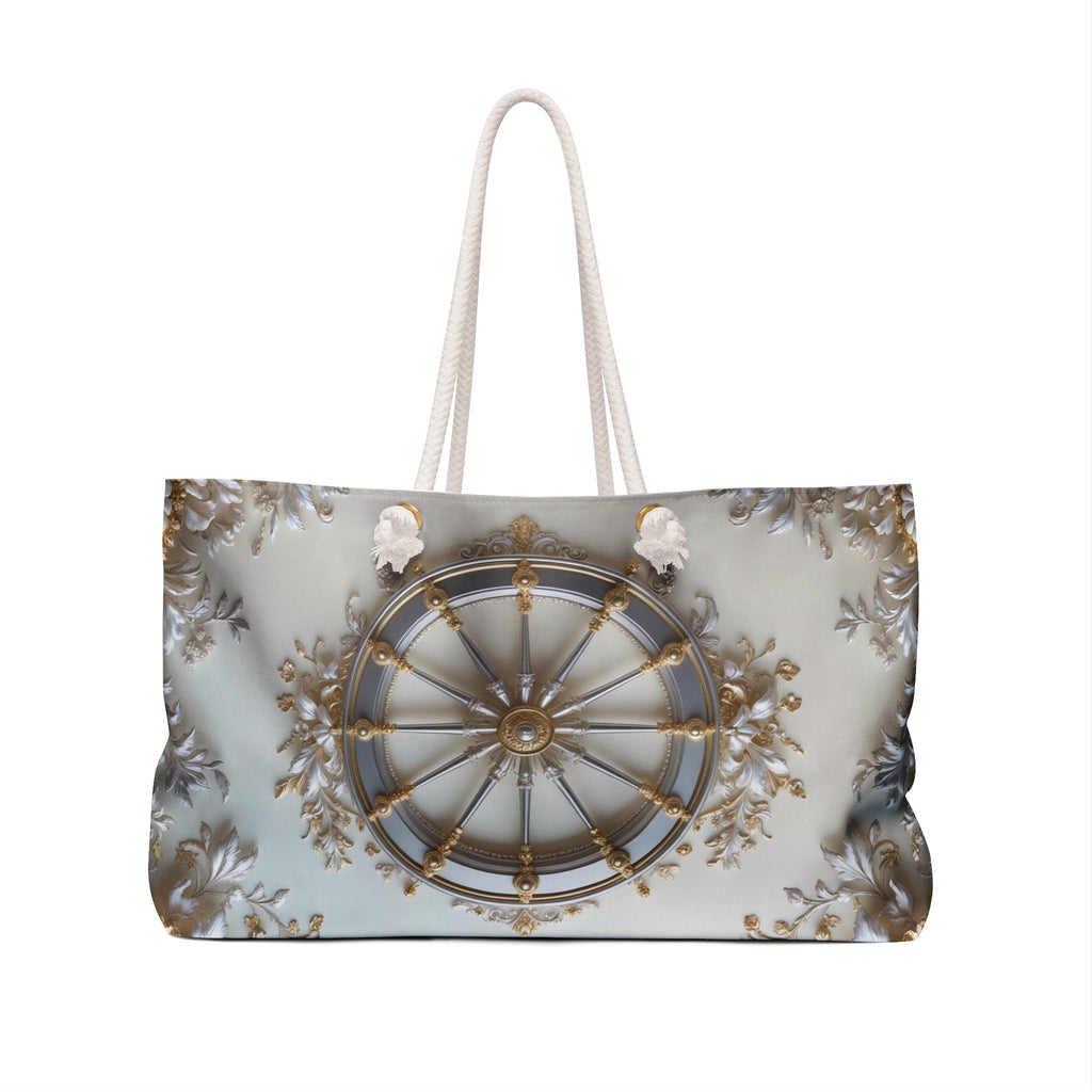Nautical Chic Wheel Of Fortune Weekender Tote Bag
