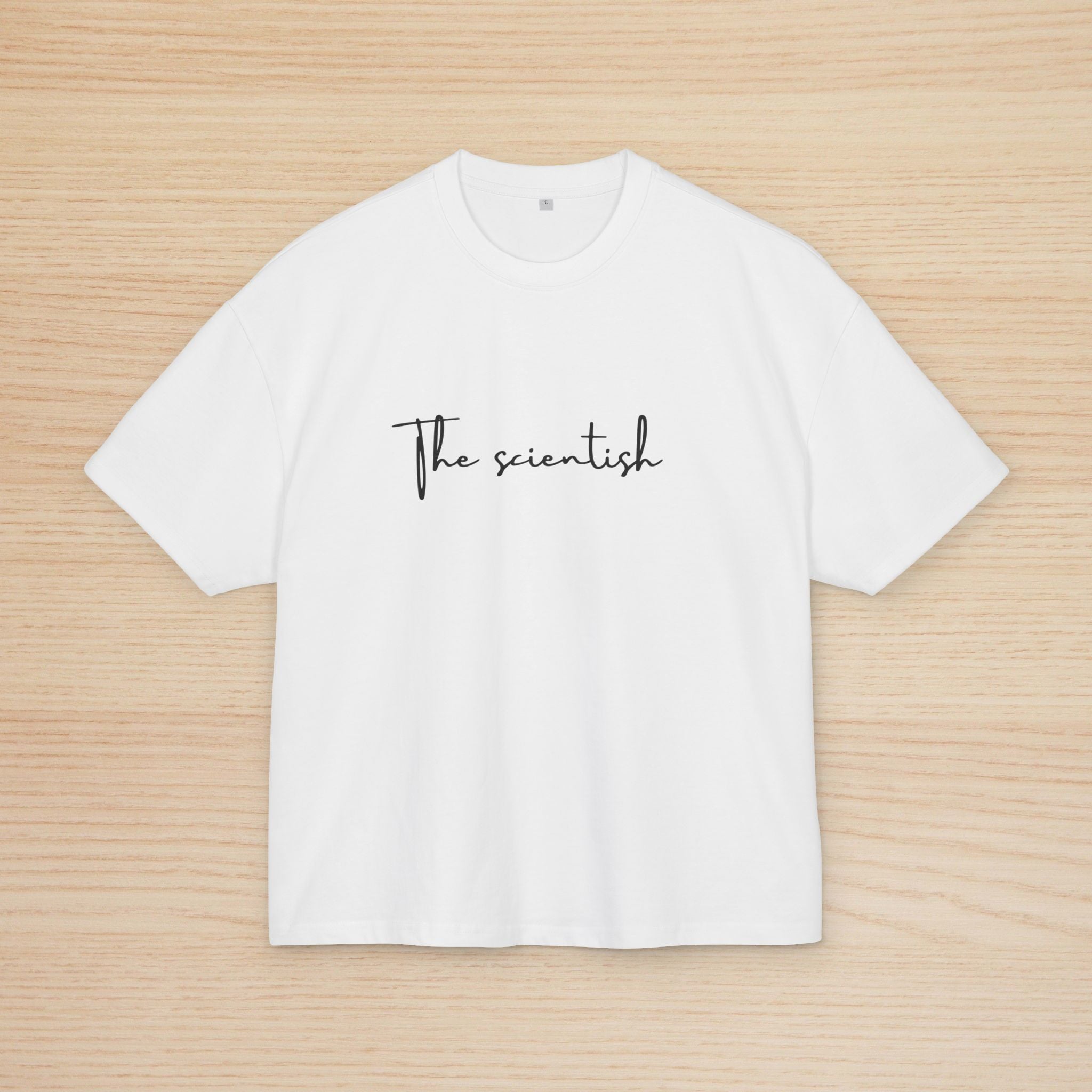The Scientist Unisex Cotton Oversized T-Shirt