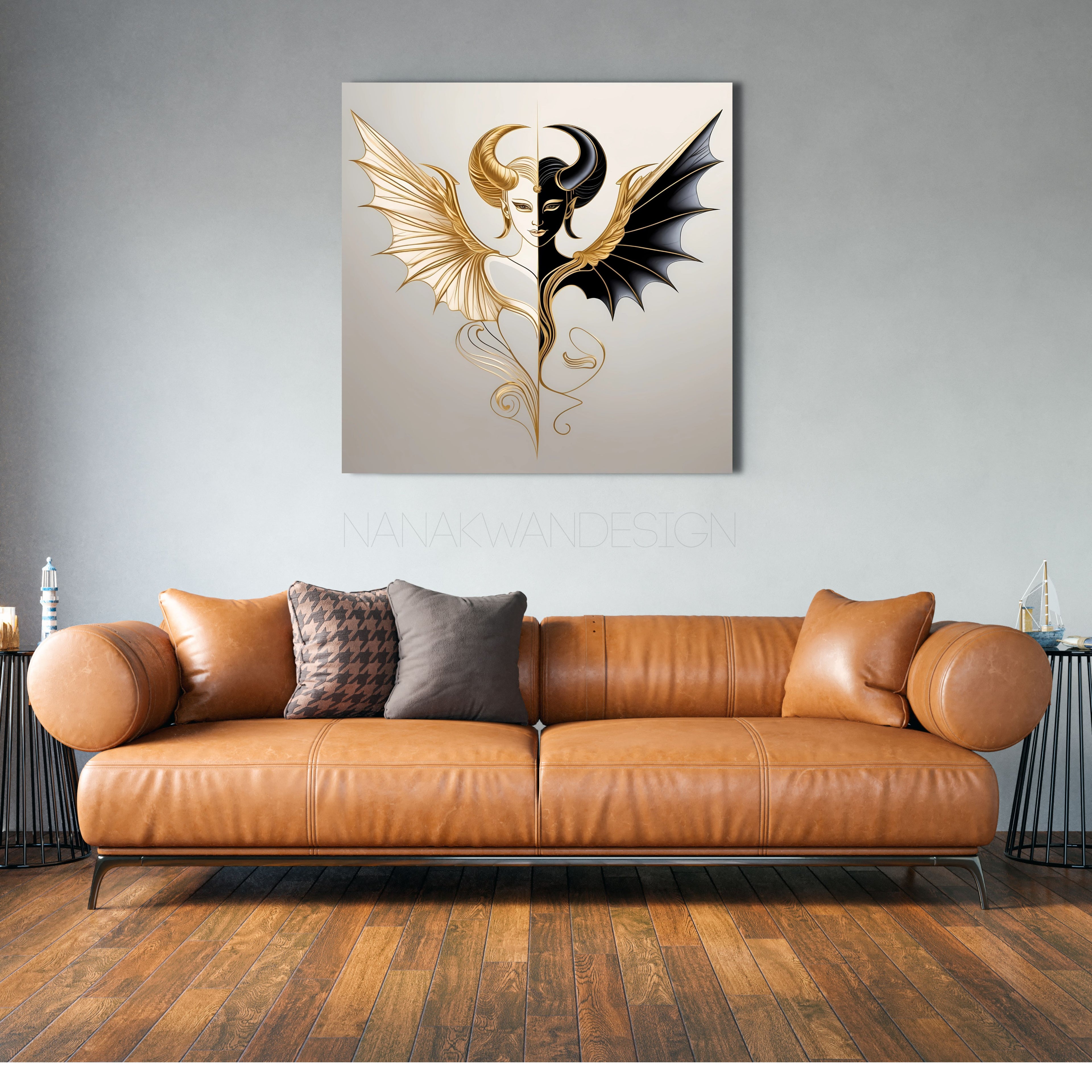 Elegant Duality Fine Art Poster