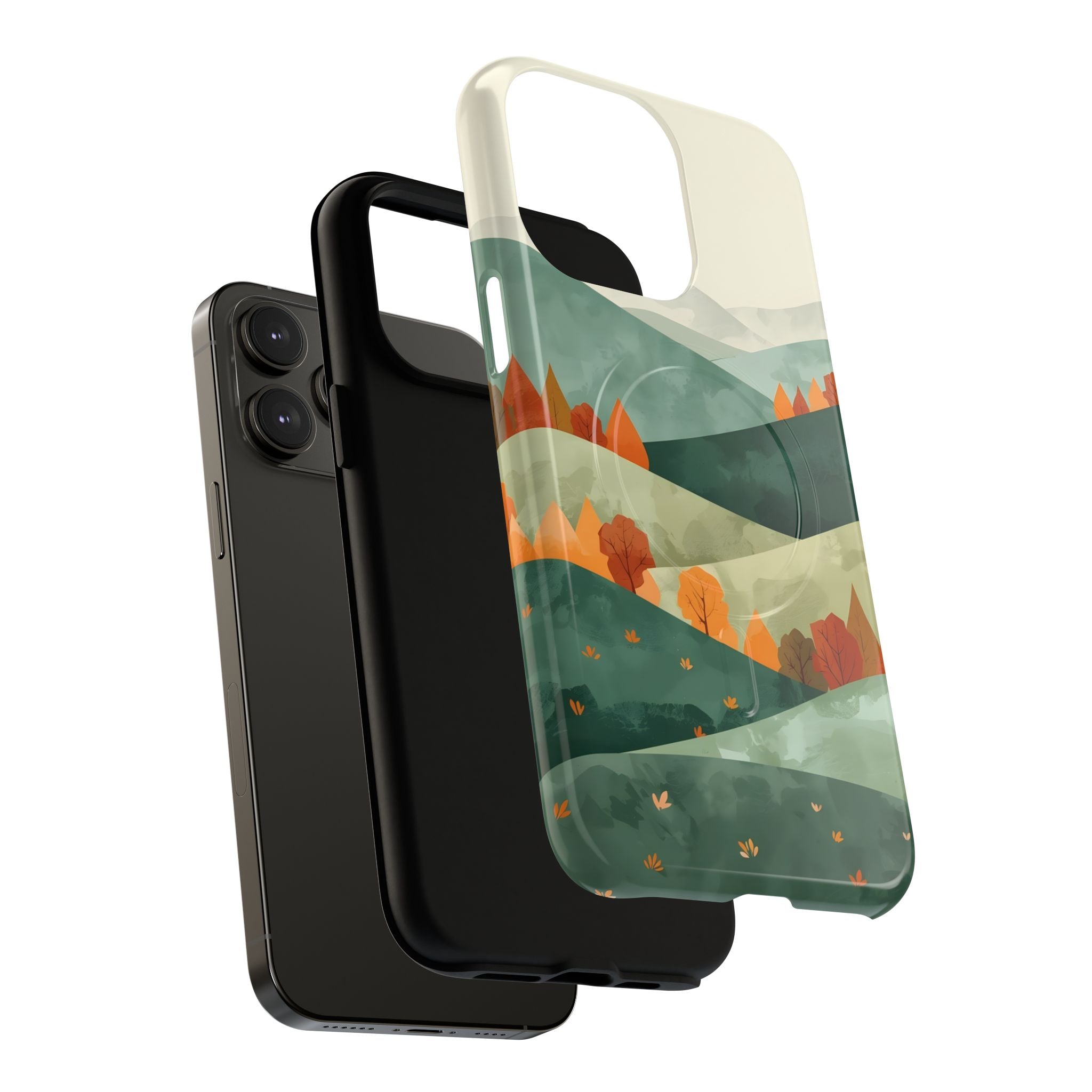 Nature-Inspired Tough Magnetic Cases