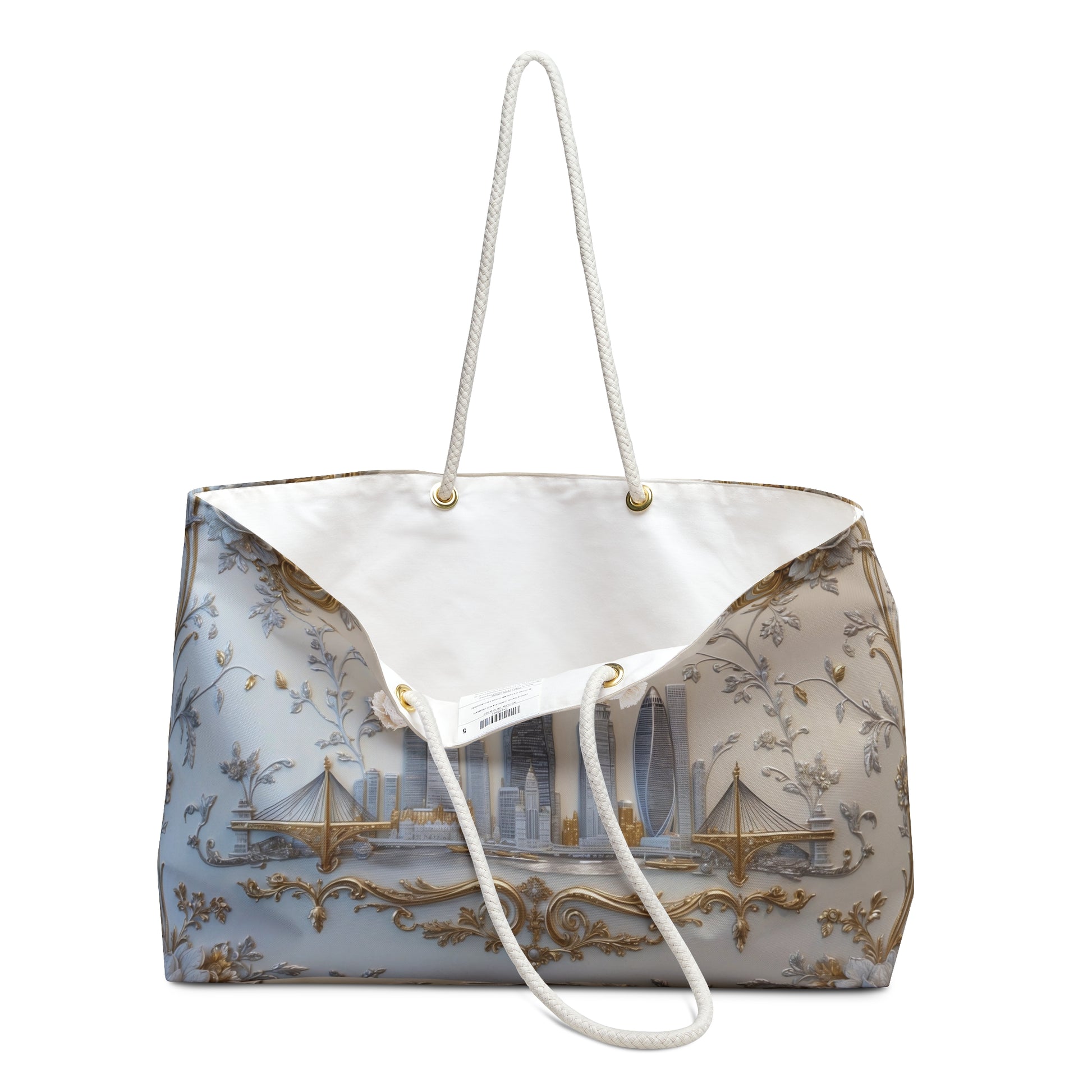 Elegant London Cityscape Weekender Tote Bag
