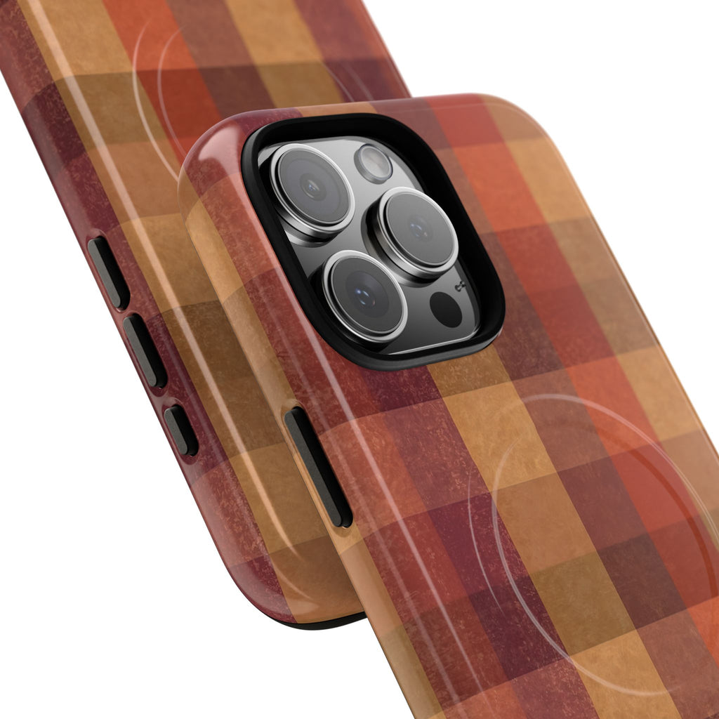 Plaid Tough Magnetic iPhone 7 Case