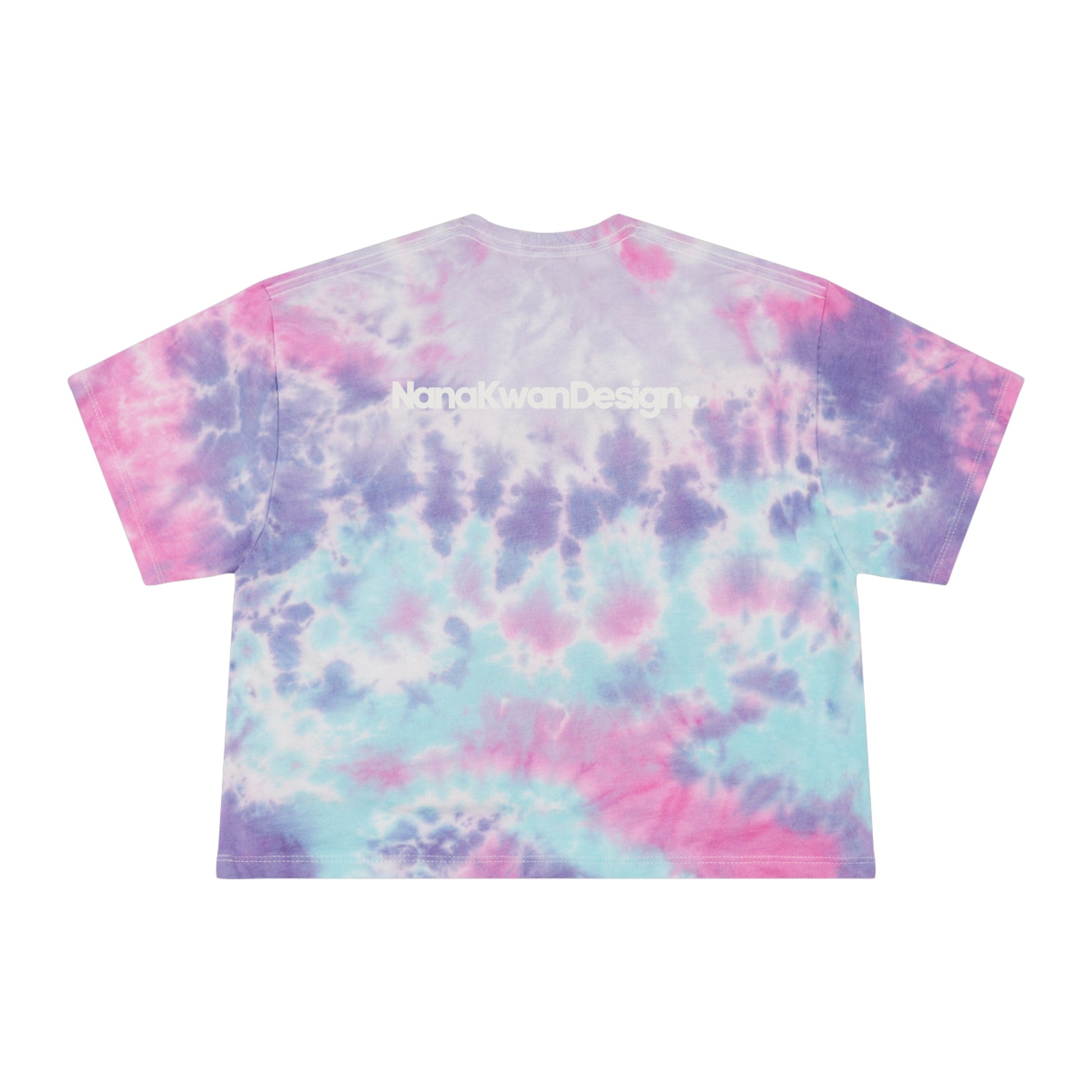 Women's Tie-Dye Crop Tee - Relaxed Vibe for Summer