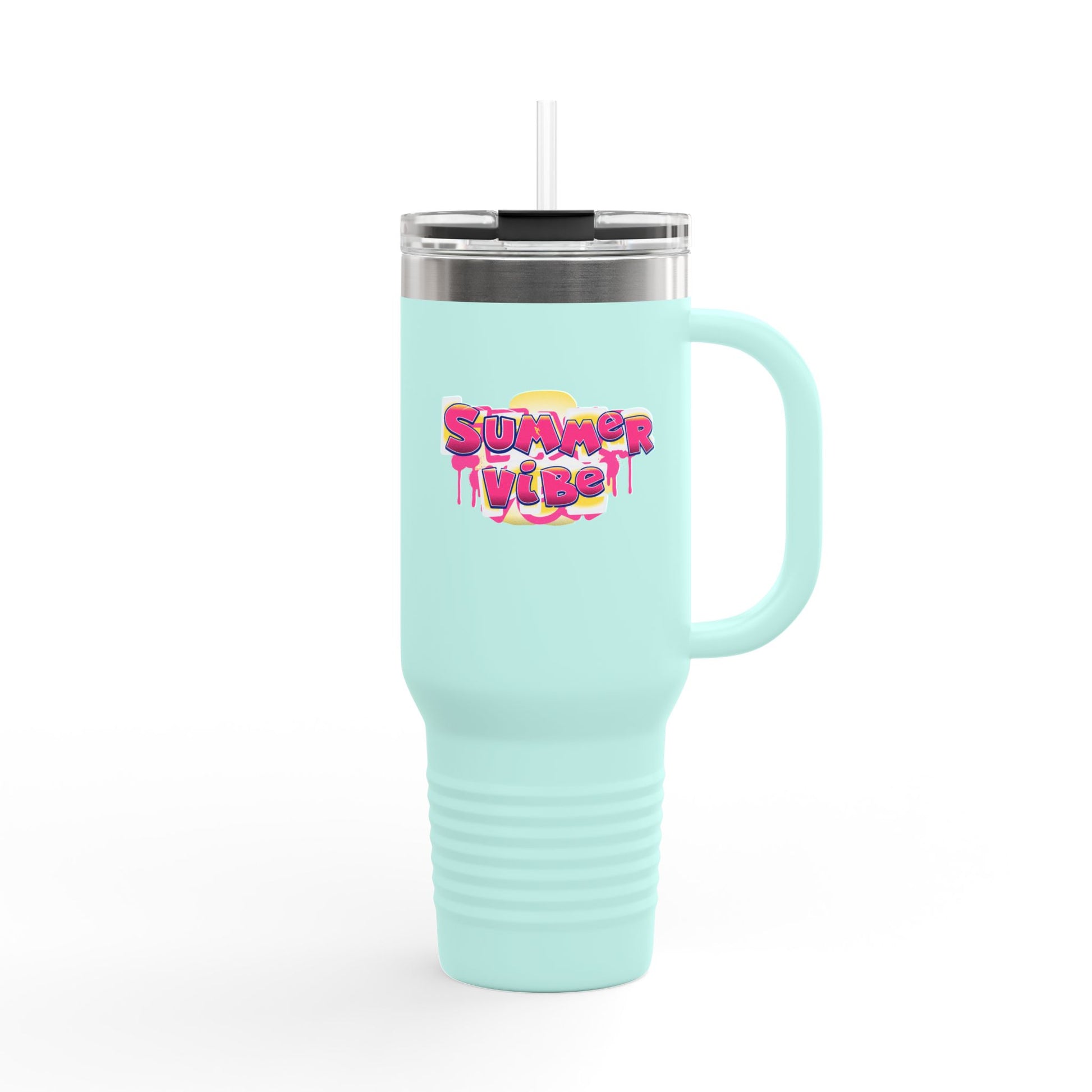 Vibrant Summer Vibes Travel Mug
