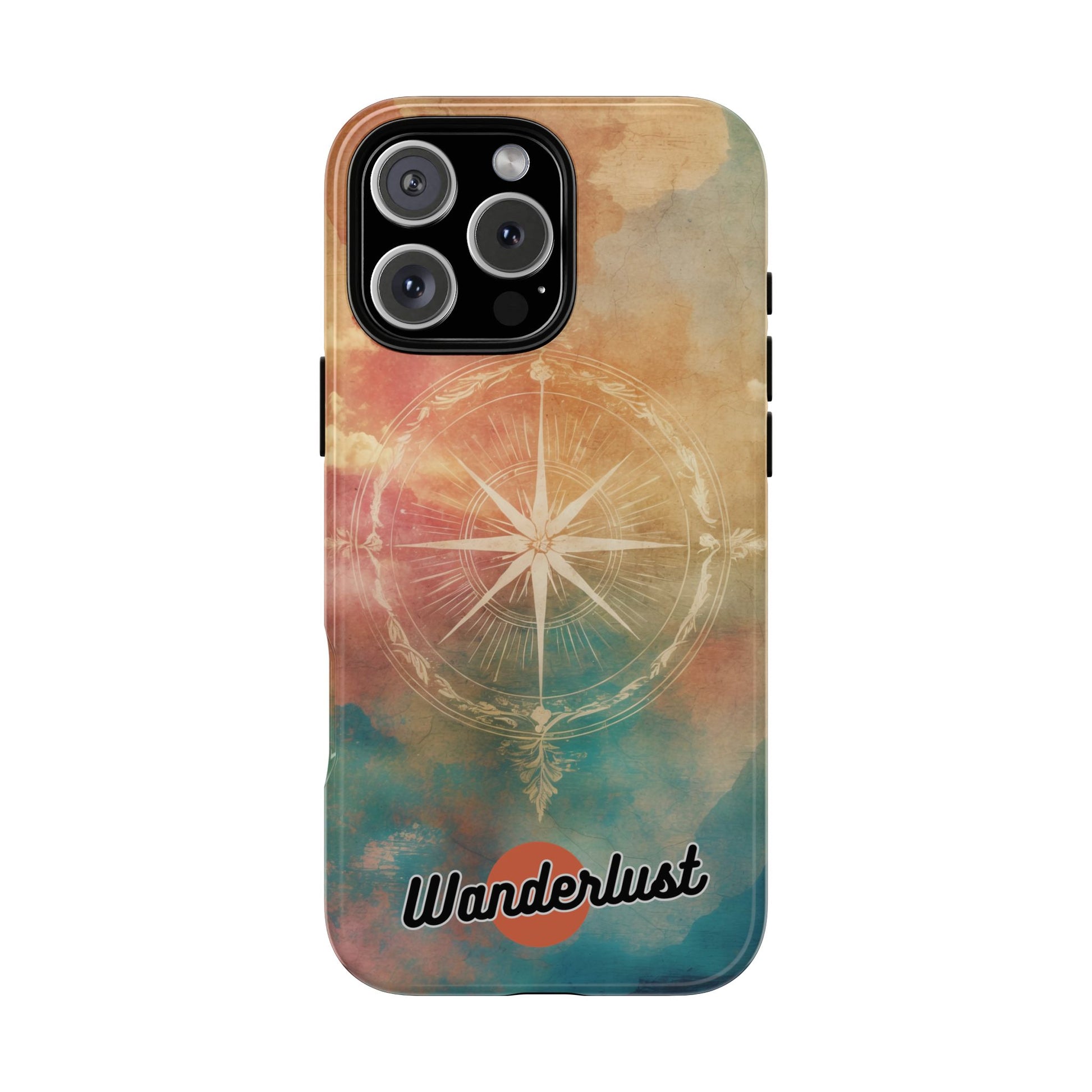 NKD Wanderlust Compass Tough Phone Cases