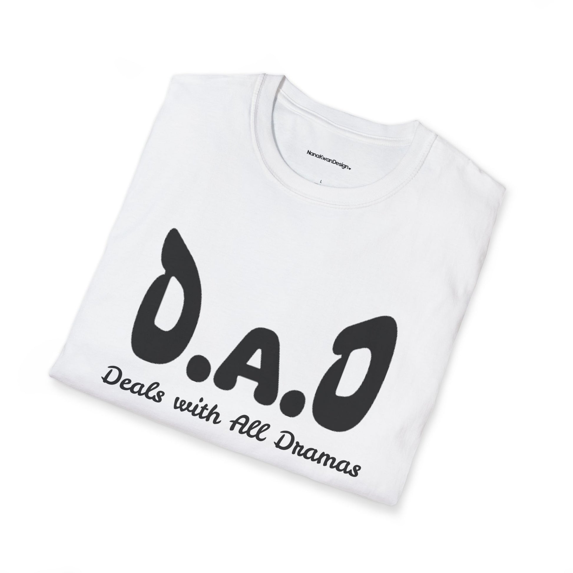 Funny Humour Dad White T-Shirt