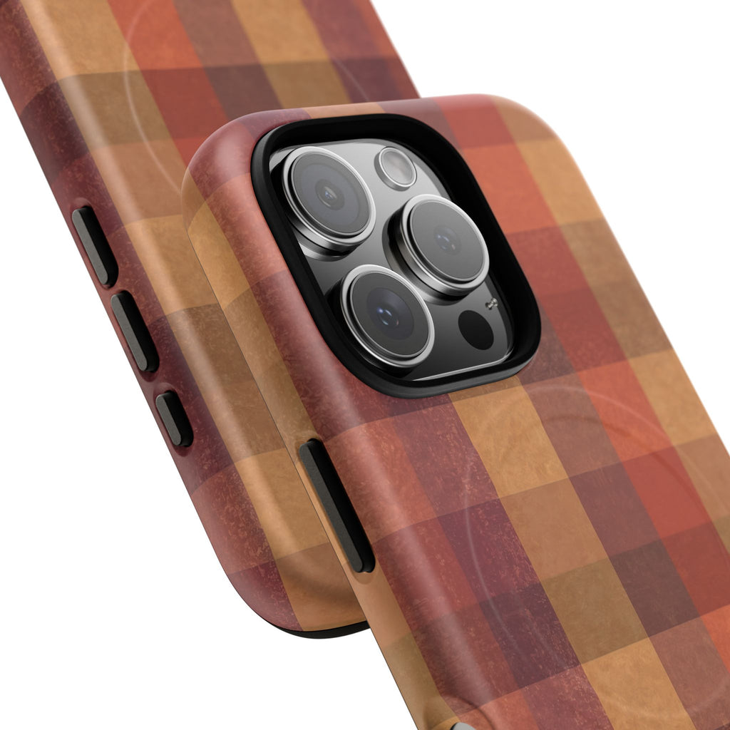 Plaid Tough Magnetic iPhone 7 Case