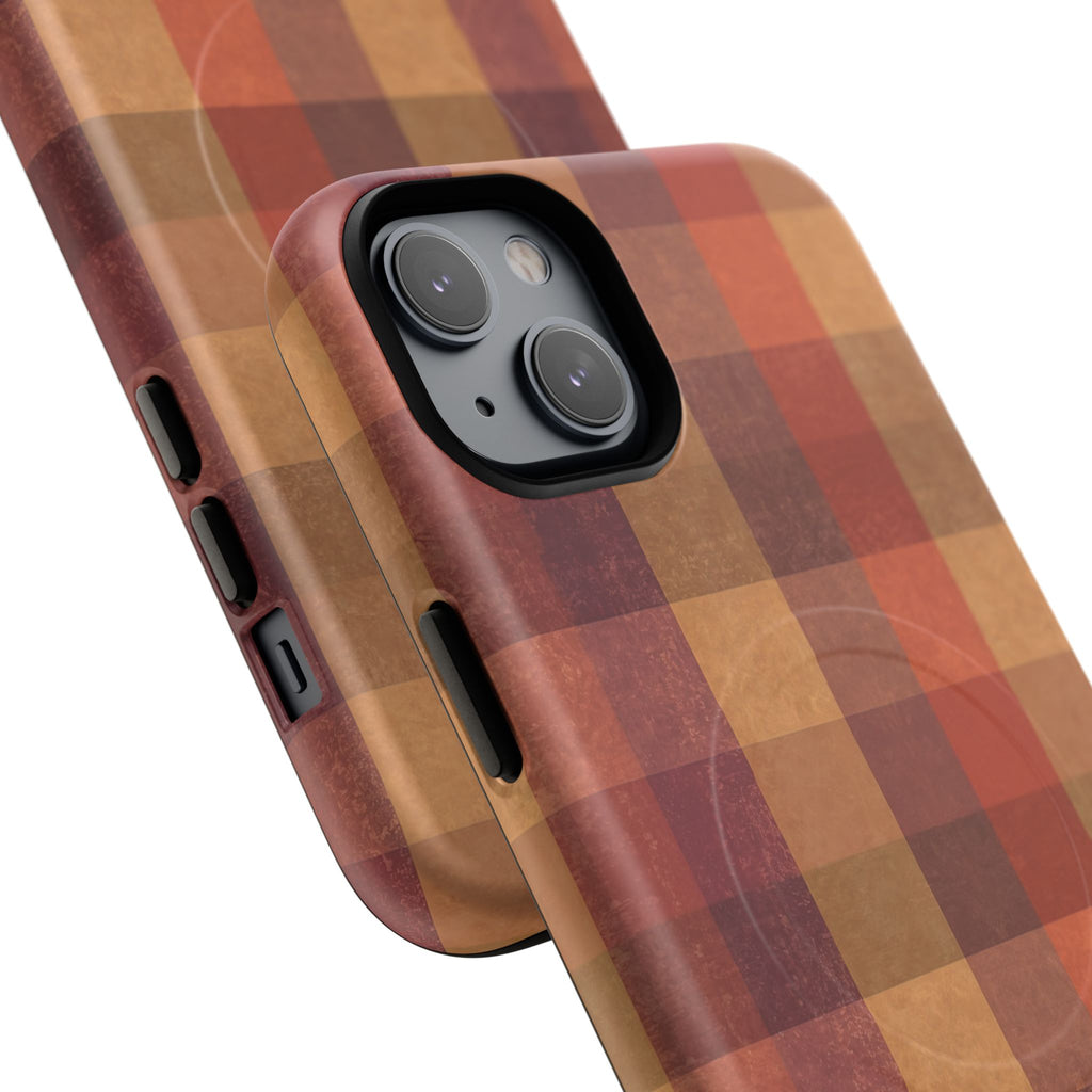 Plaid Tough Magnetic iPhone 7 Case
