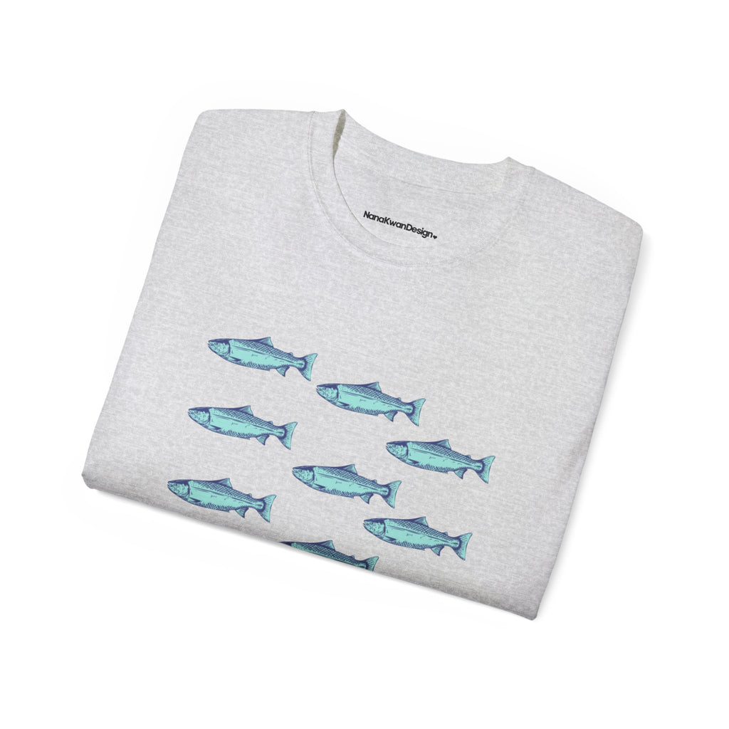 Mediterranean Fish Unisex Cotton Tee