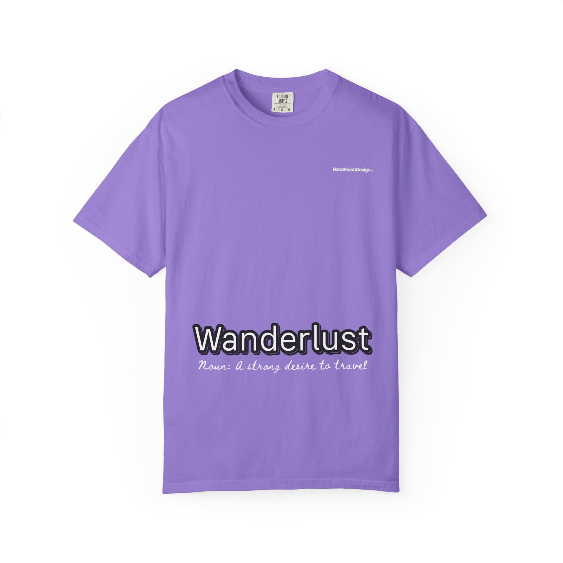 Wanderlust Graphic T-shirt - Summer Colors