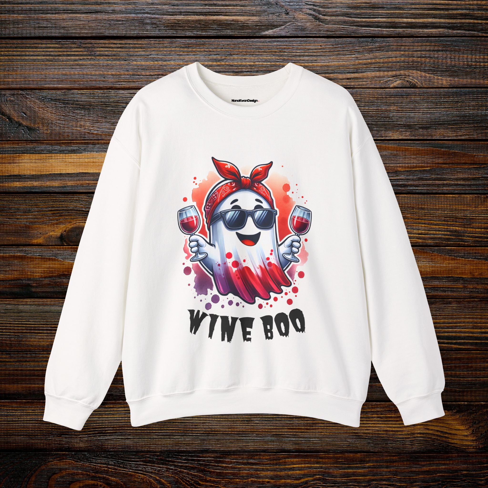 Wine Boo Sweatshirt