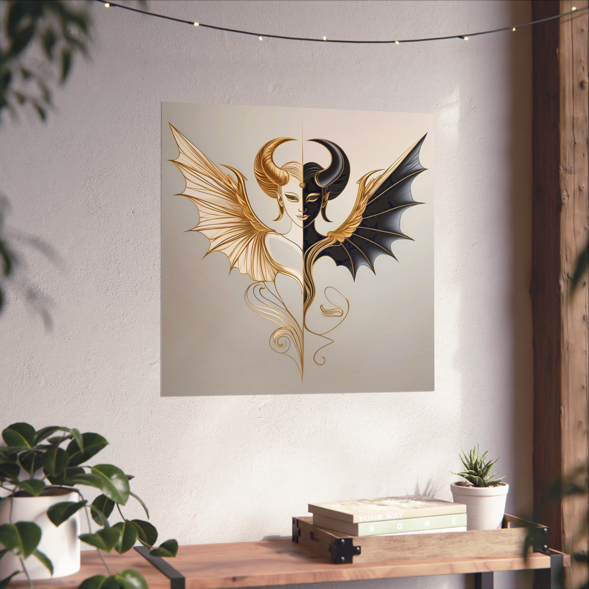 Elegant Duality Fine Art Poster