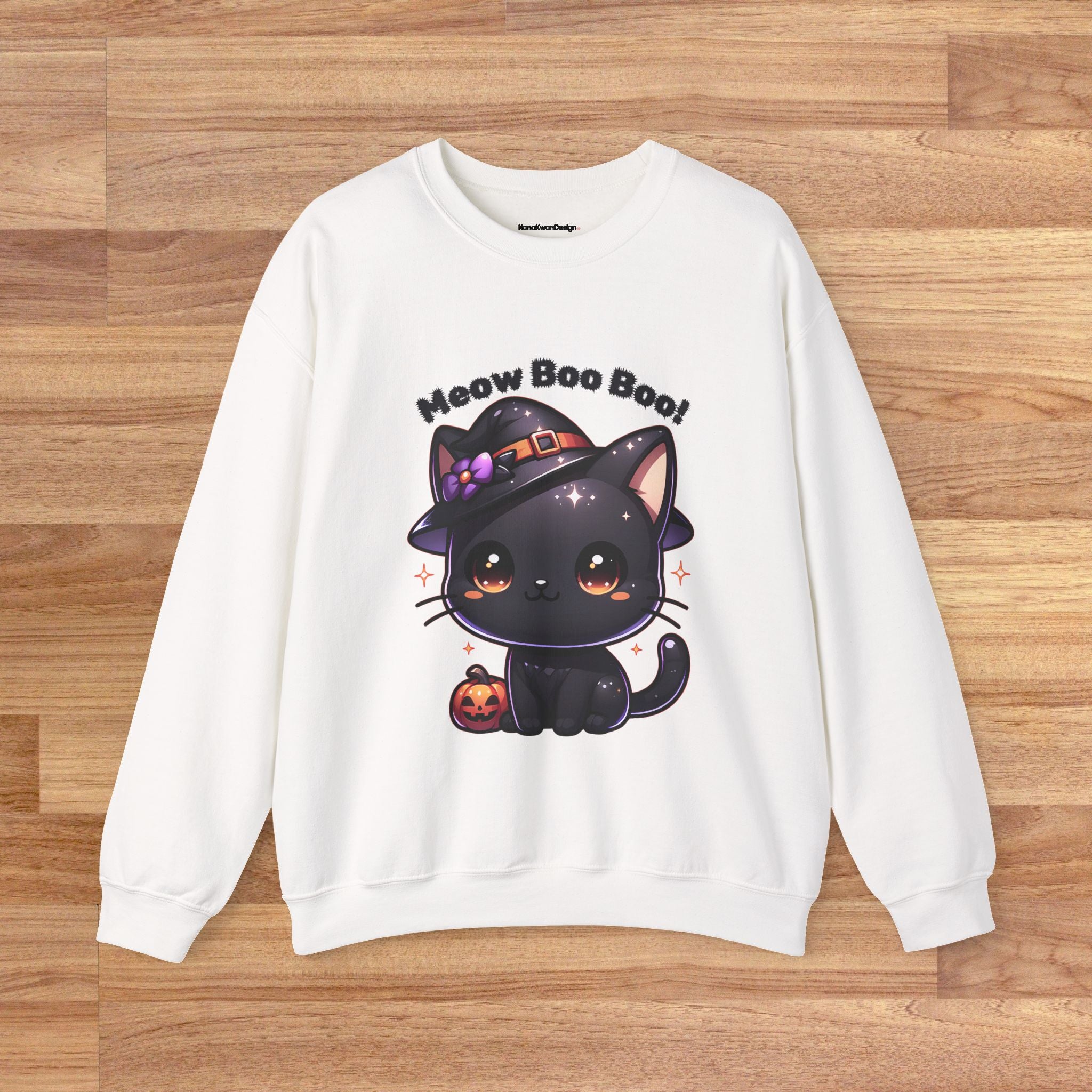 Cute Halloween Cat Sweatshirt