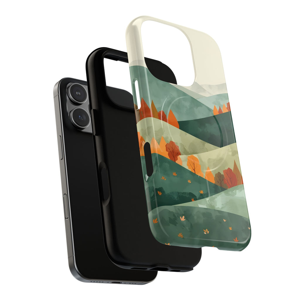 Nature-Inspired Tough Magnetic Cases