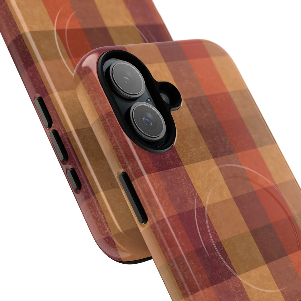 Plaid Tough Magnetic iPhone 7 Case