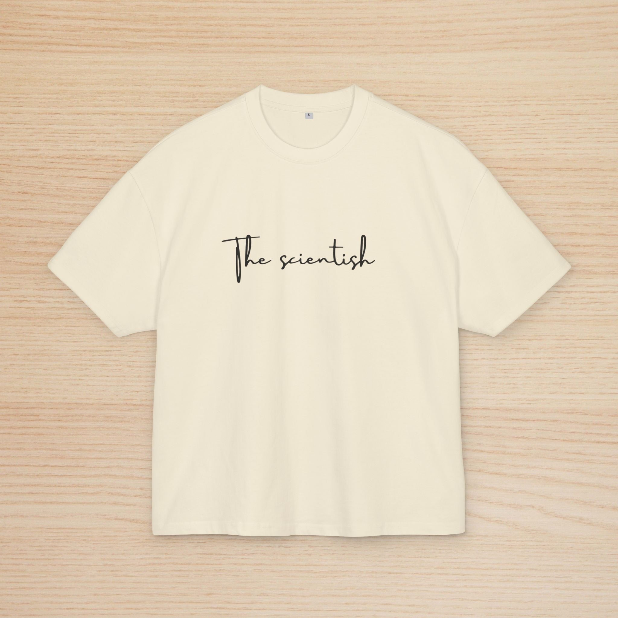 The Scientist Unisex Cotton Oversized T-Shirt