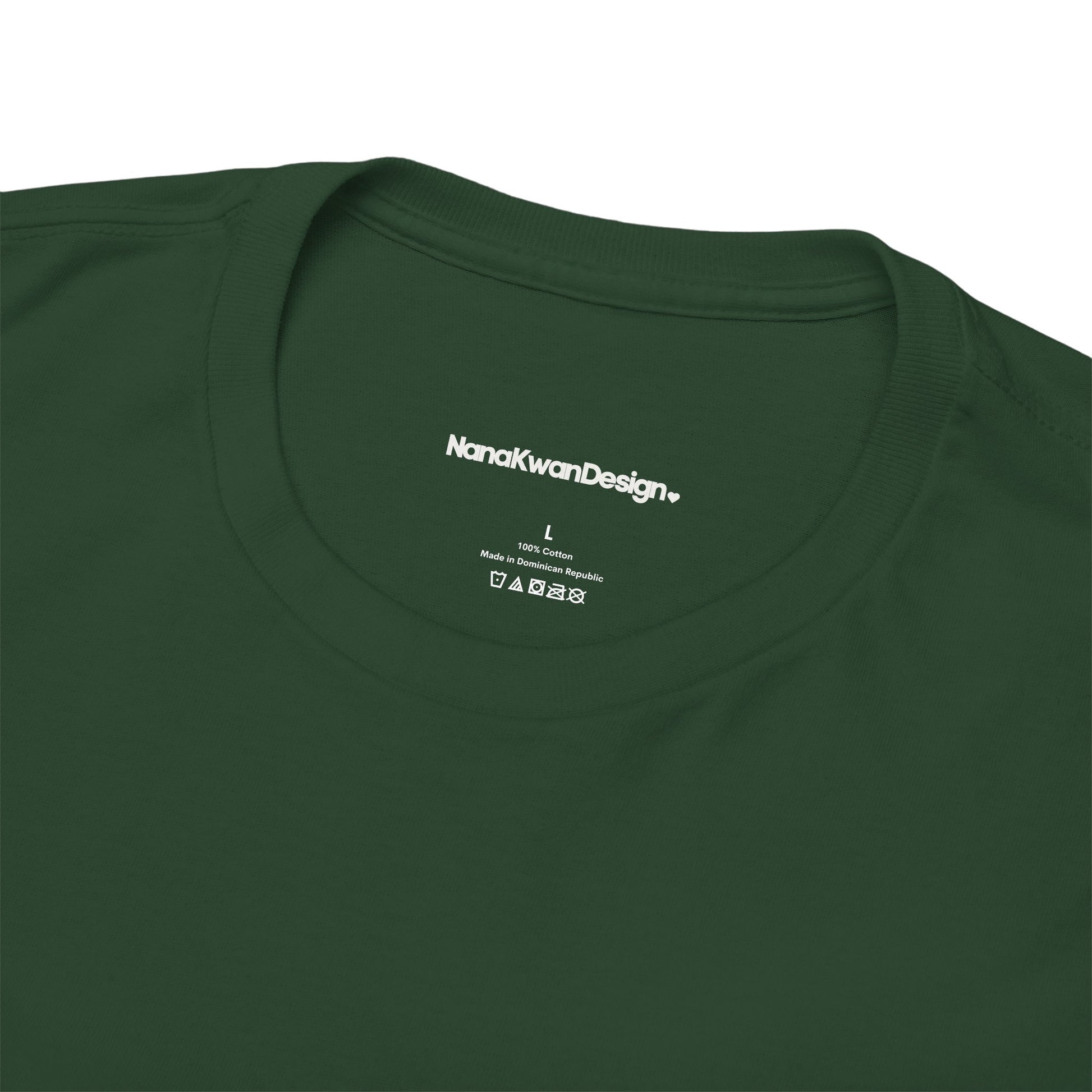 Heavy Cotton Tee with 'I Love You So Matcha' Design