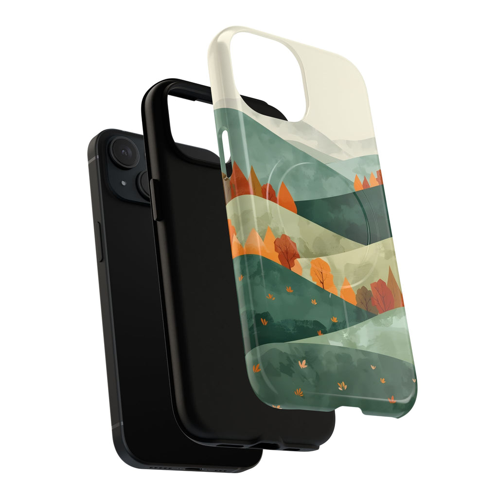 Nature-Inspired Tough Magnetic Cases