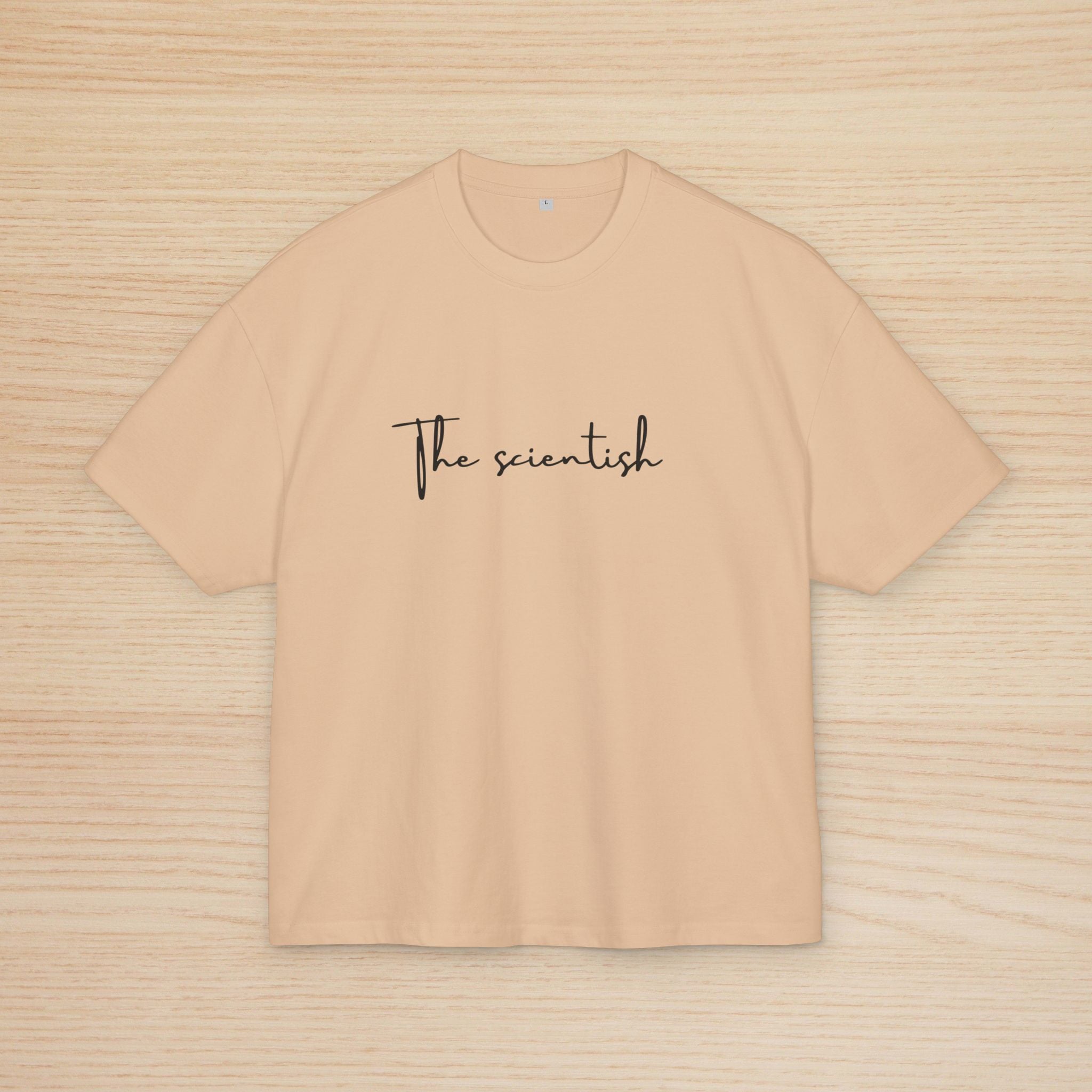 The Scientist Unisex Cotton Oversized T-Shirt