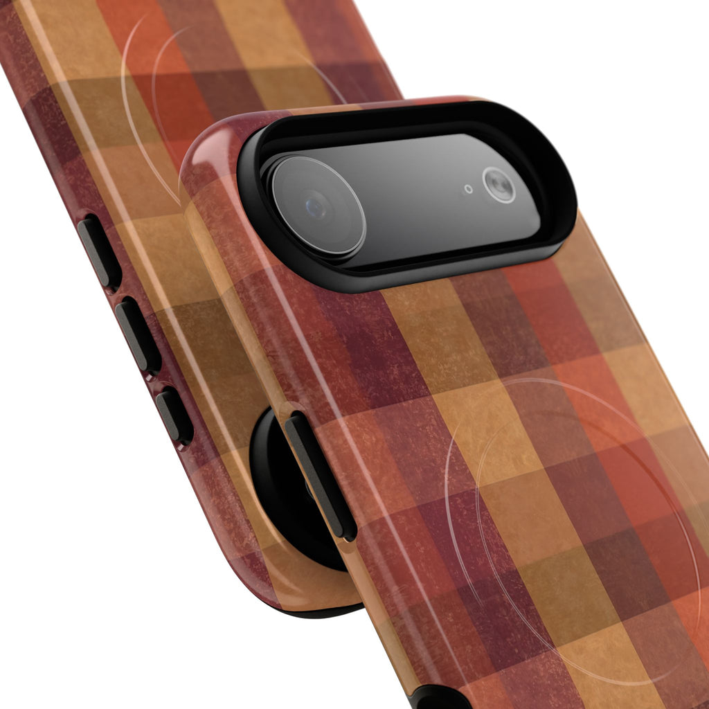Plaid Tough Magnetic iPhone 7 Case