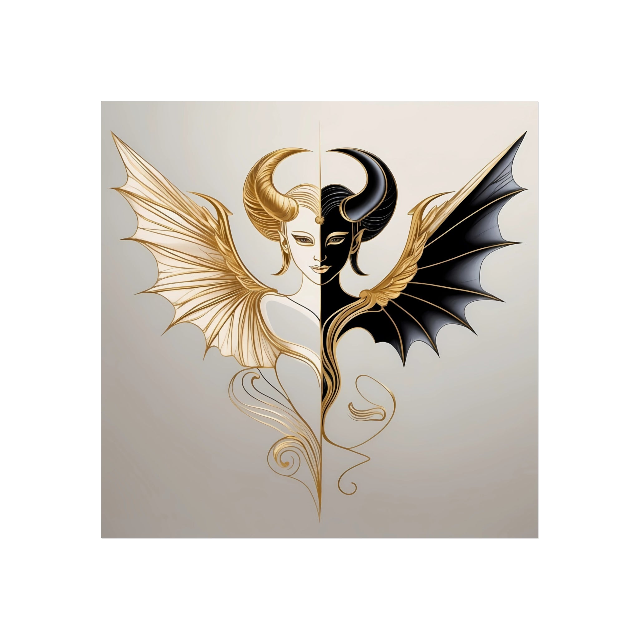 Elegant Duality Fine Art Poster
