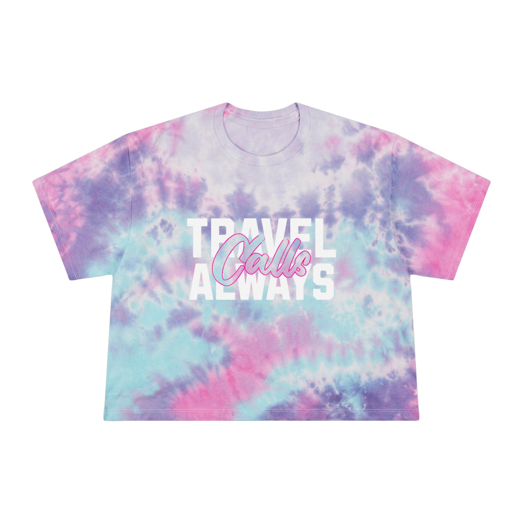 Women's Tie-Dye Crop Tee - Relaxed Vibe for Summer