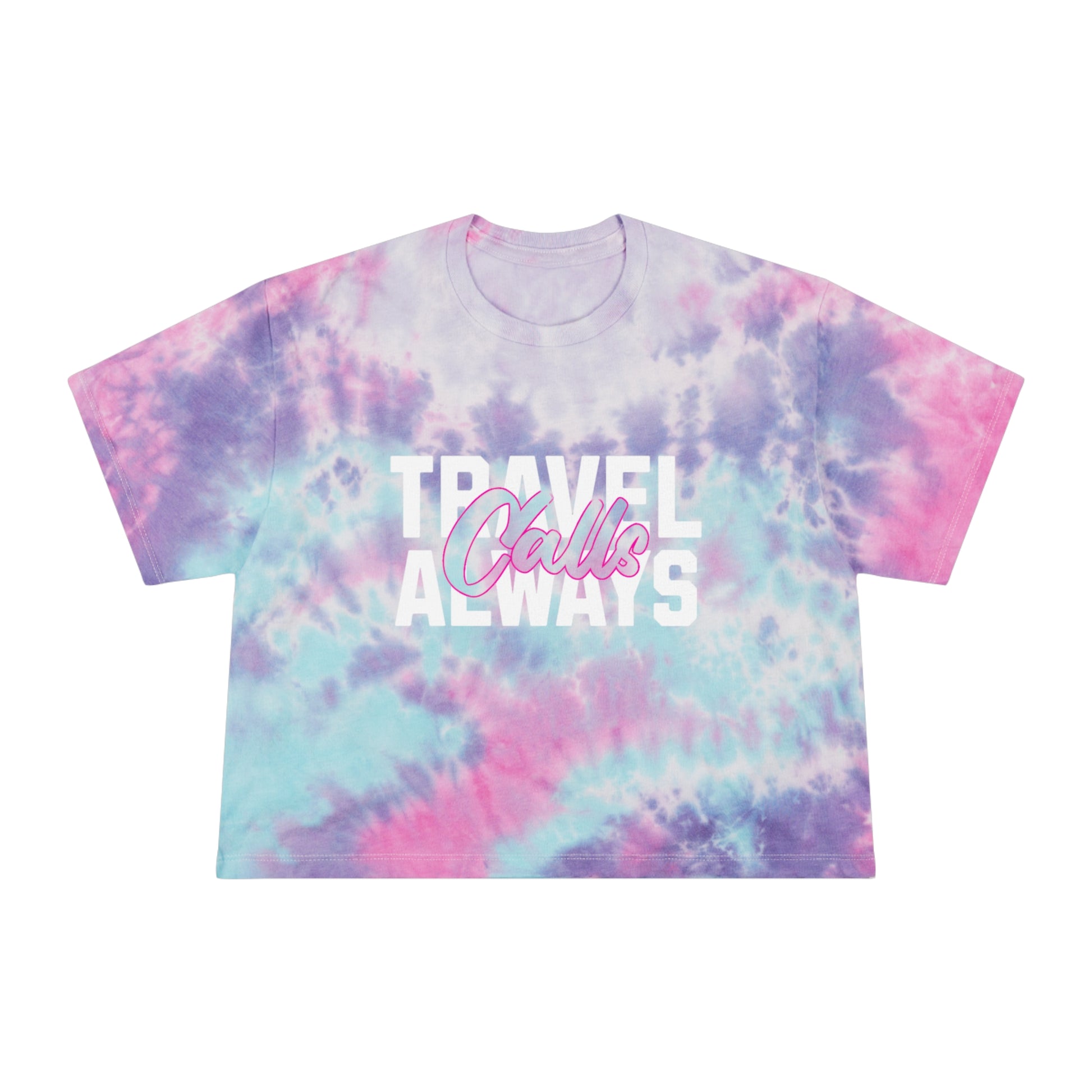 Women's Tie-Dye Crop Tee - Relaxed Vibe for Summer