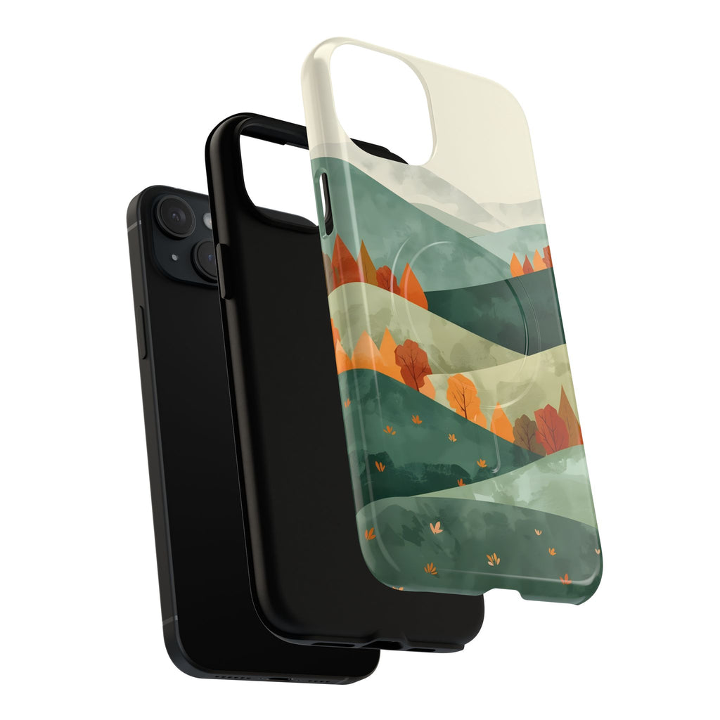 Nature-Inspired Tough Magnetic Cases