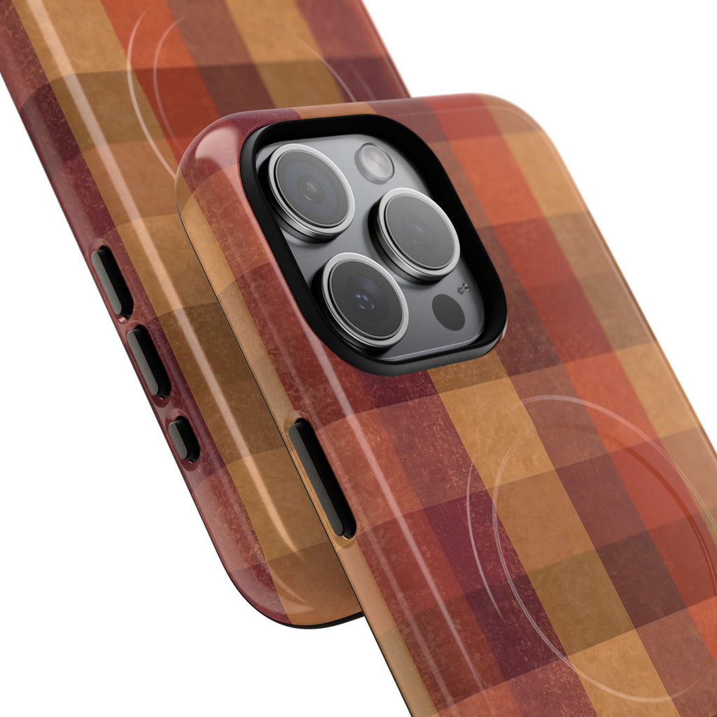 Plaid Tough Magnetic iPhone 7 Case