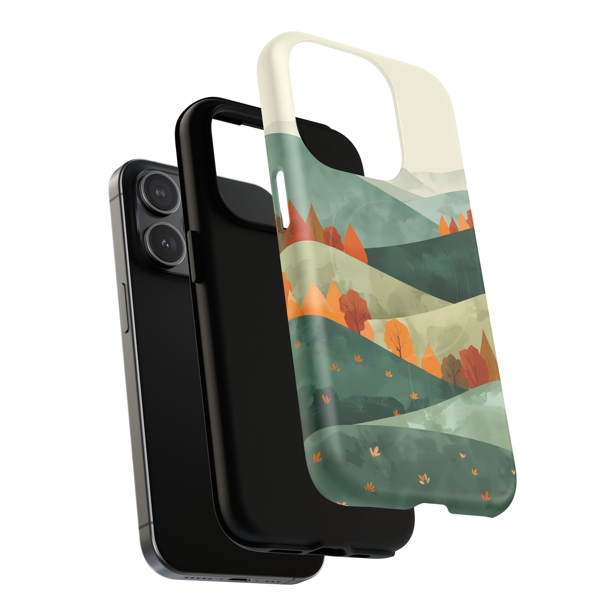 Nature-Inspired Tough Magnetic Cases