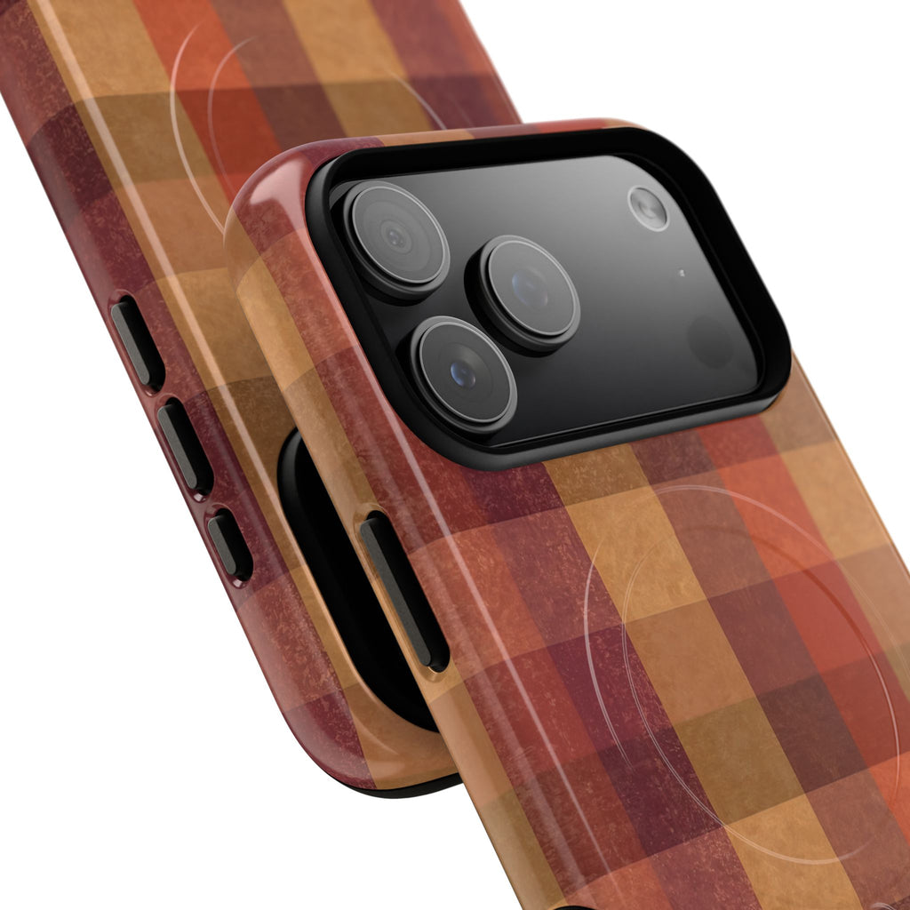 Plaid Tough Magnetic iPhone 7 Case