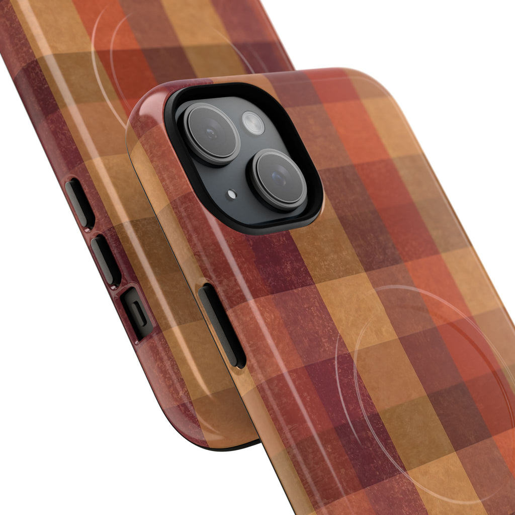 Plaid Tough Magnetic iPhone 7 Case