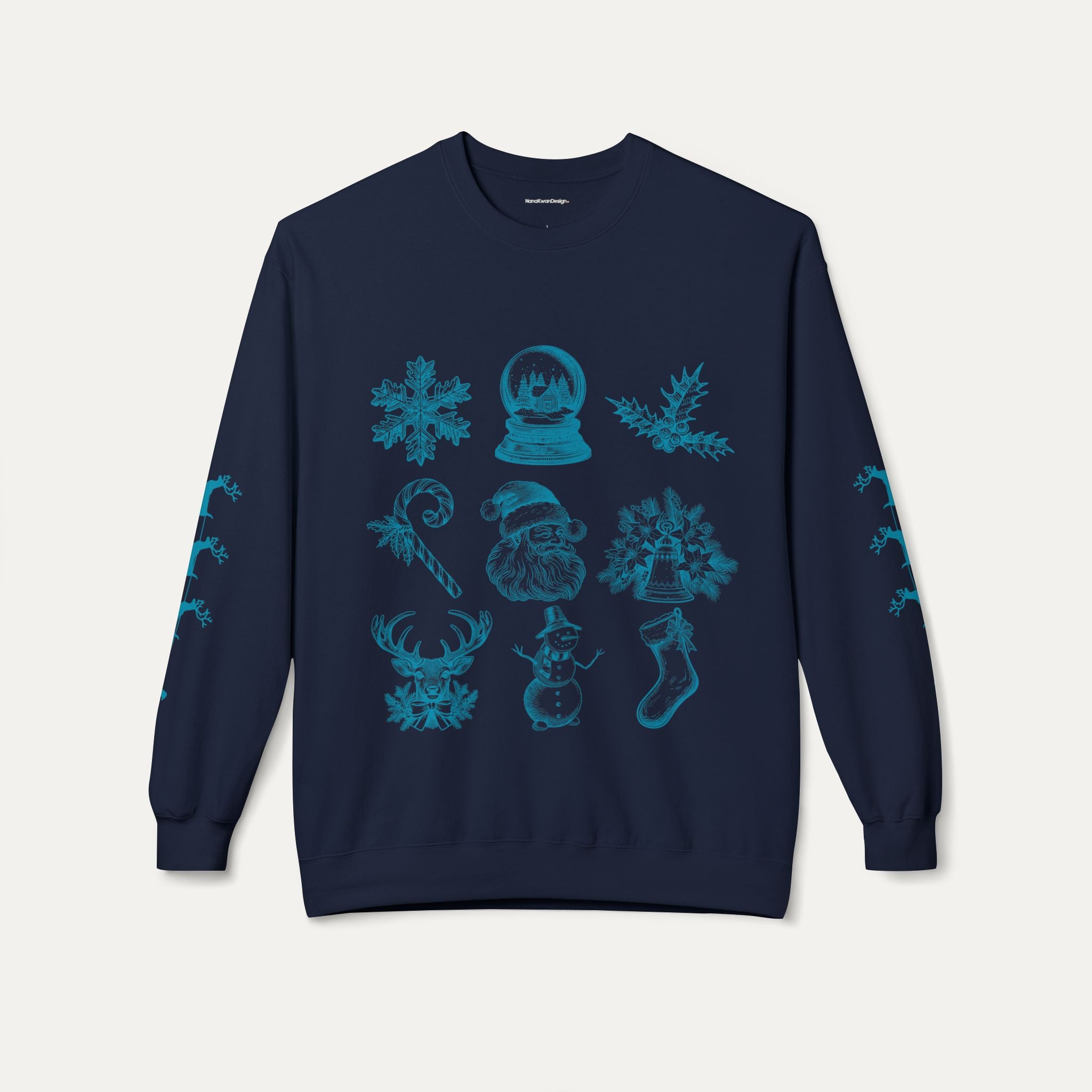 Cozy Holiday Sweatshirt with Winter Designs