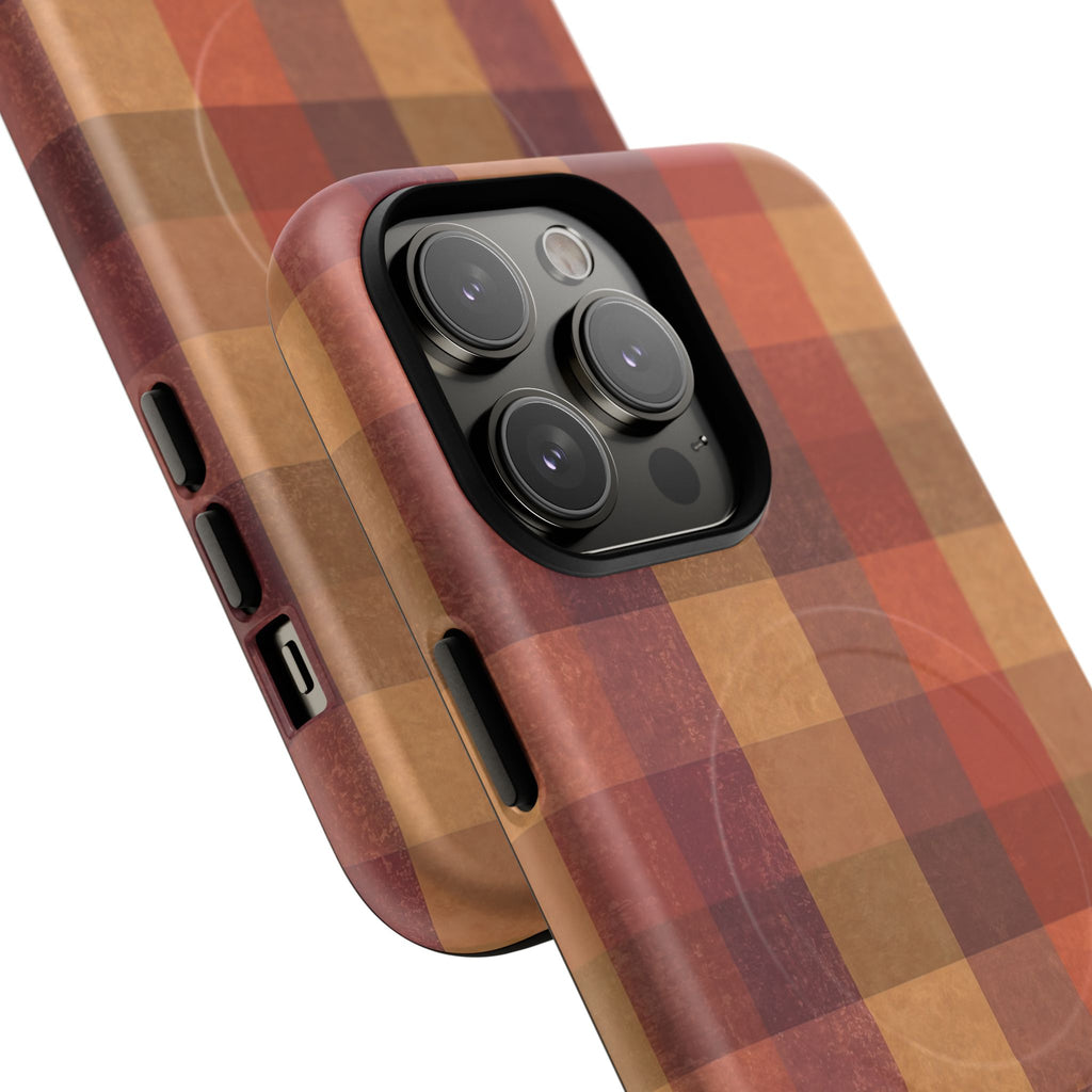 Plaid Tough Magnetic iPhone 7 Case