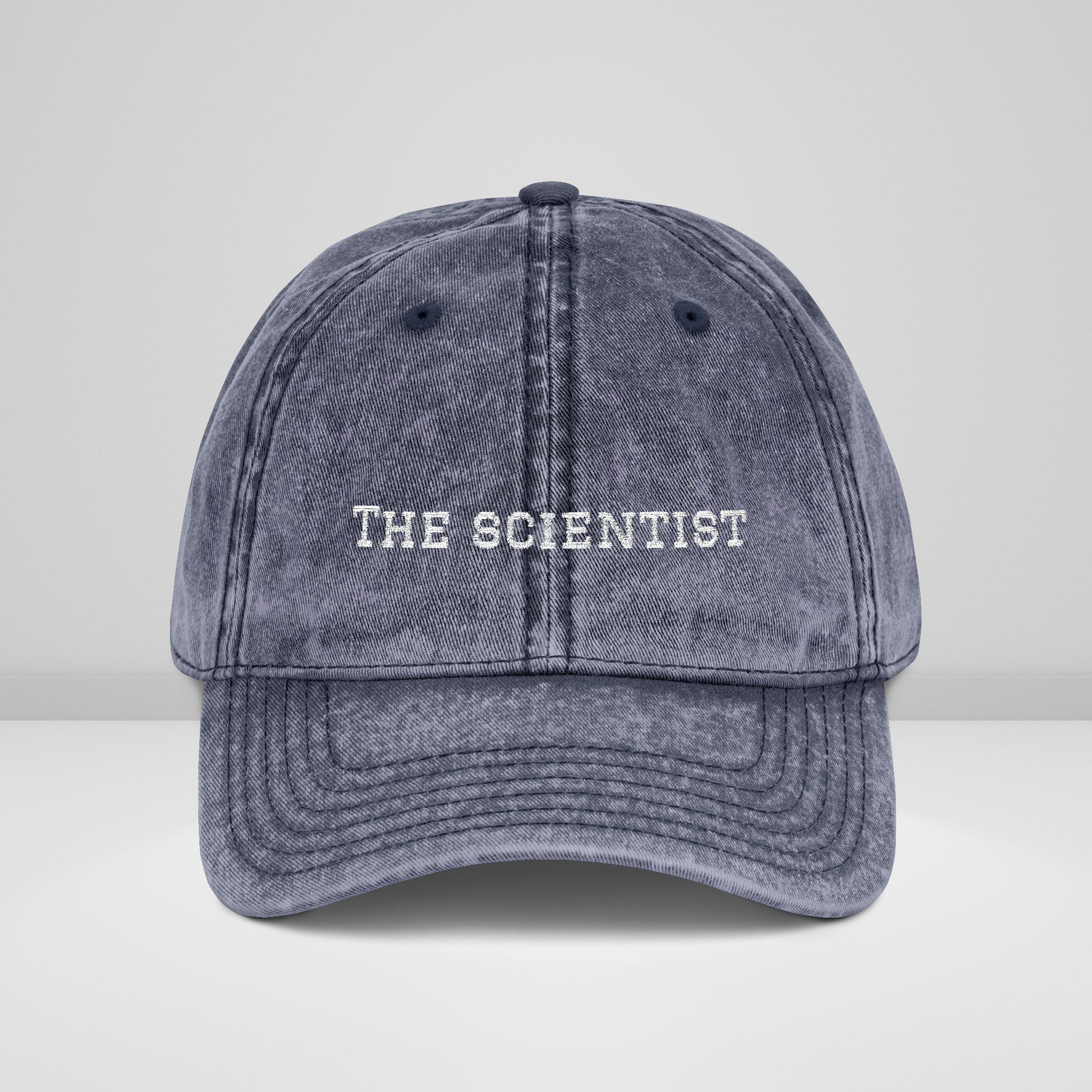 Embroidery Cap - The Scientist Vintage Style