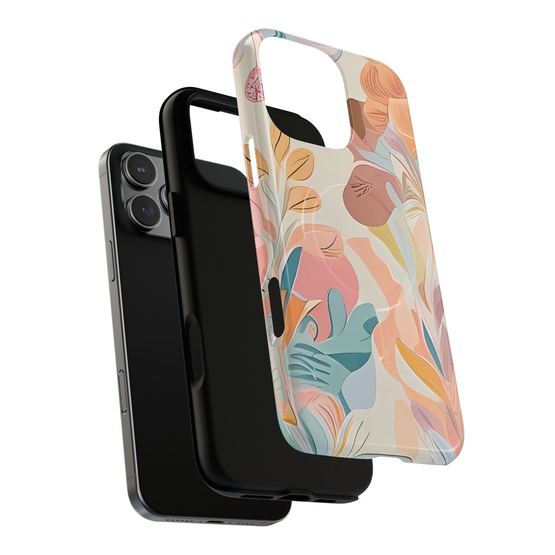 NKD Pastel Graphic Tough Magnetic iPhone Case