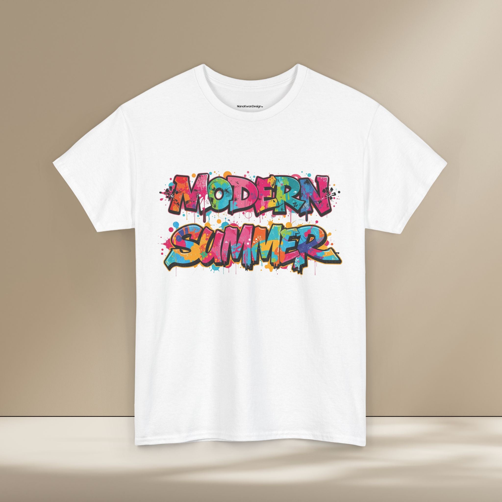 Graffiti Style Summer Women Tee
