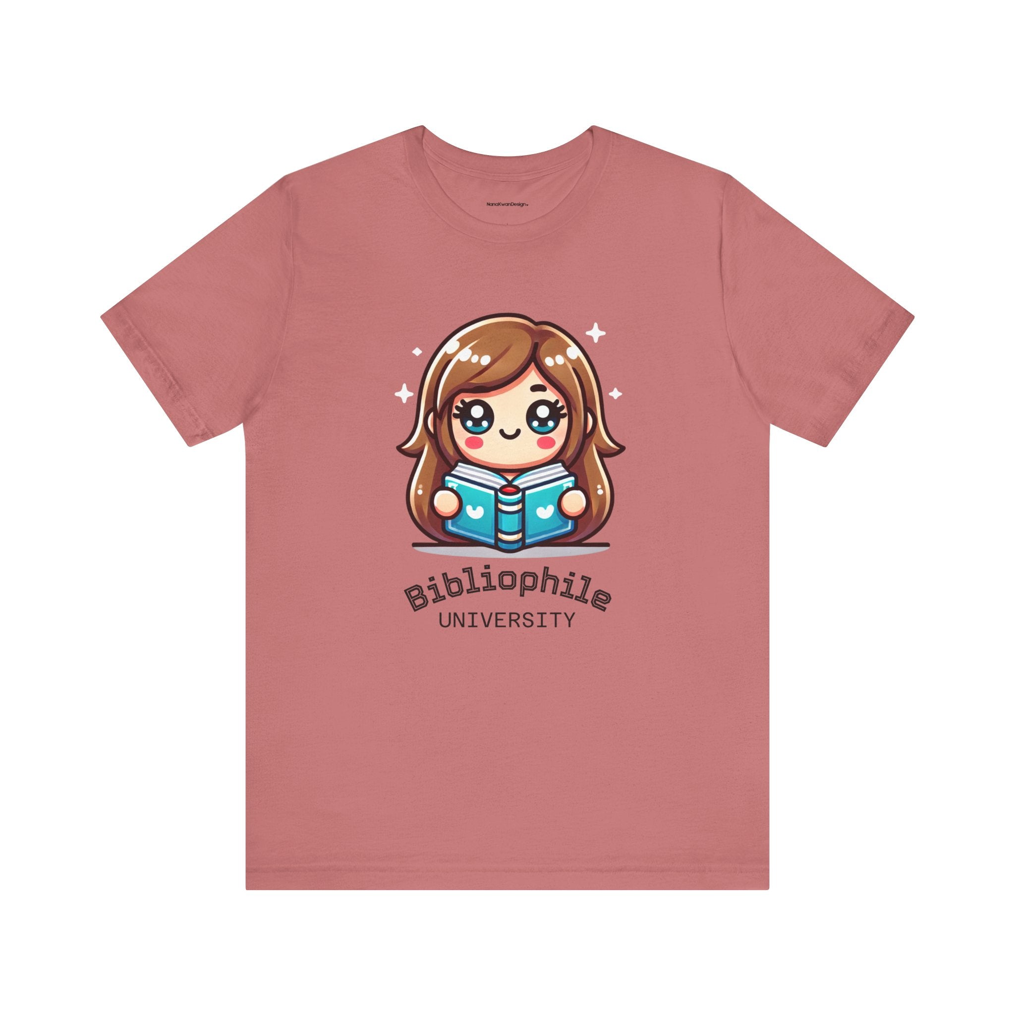 Cute Bibliophile University Tee