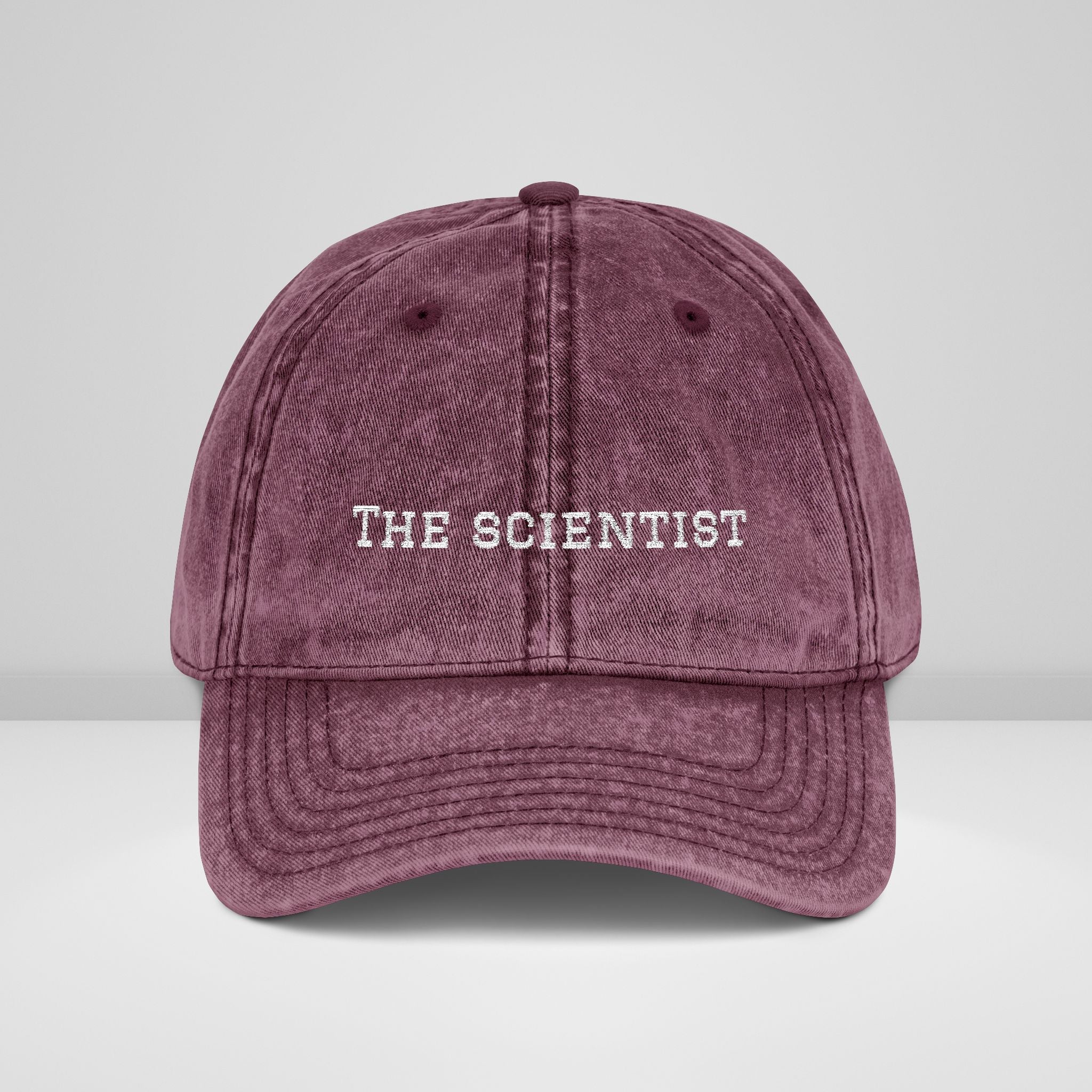 Embroidery Cap - The Scientist Vintage Style