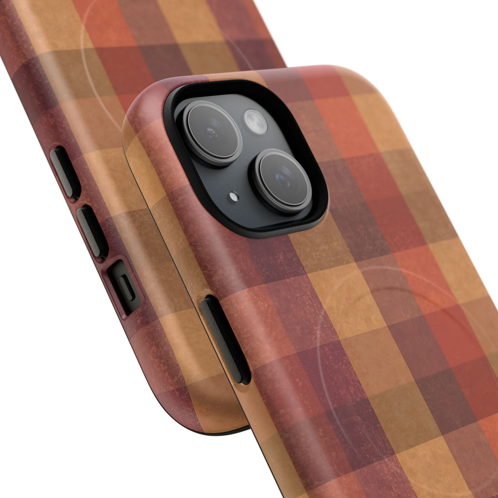 Plaid Tough Magnetic iPhone 7 Case