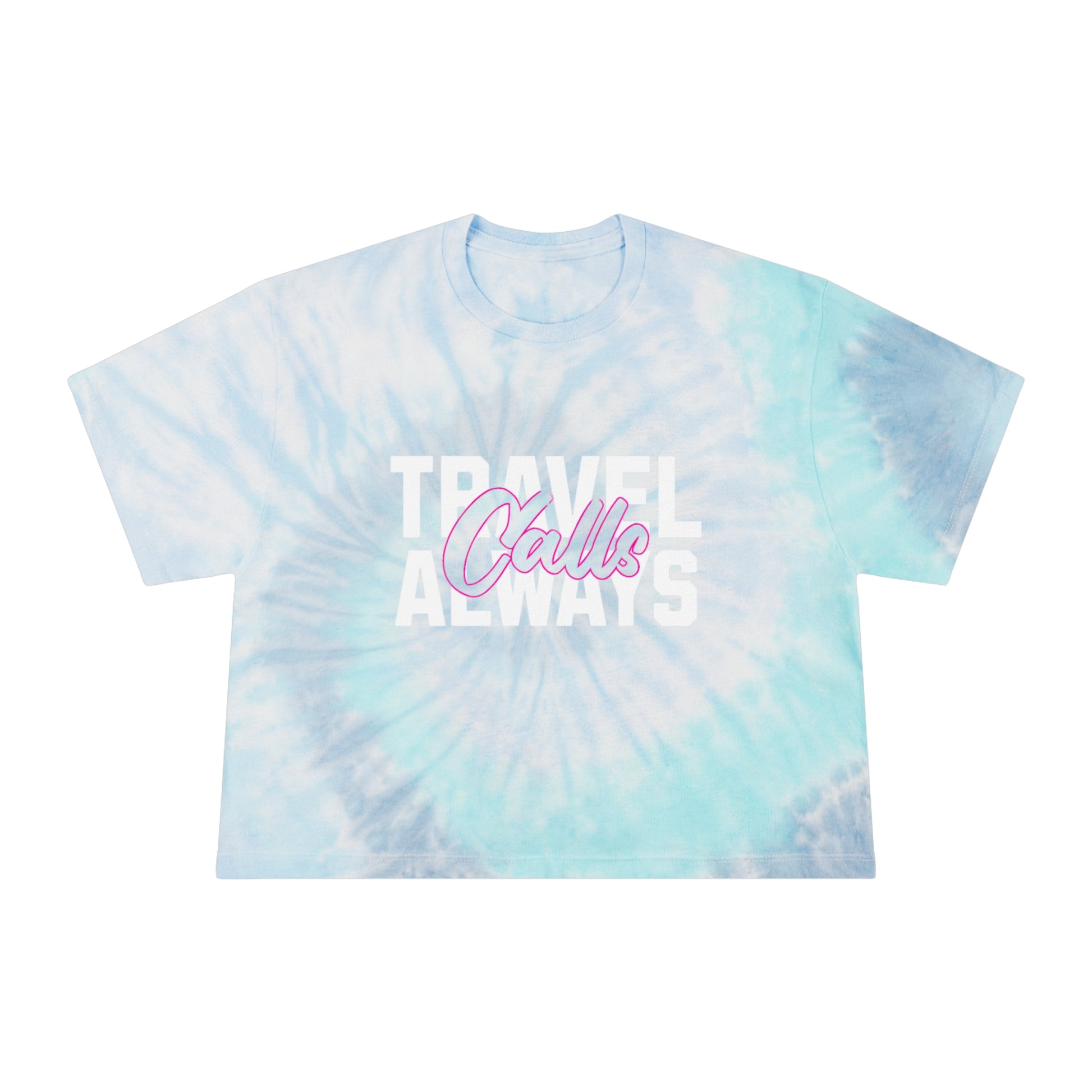 Women's Tie-Dye Crop Tee - Relaxed Vibe for Summer