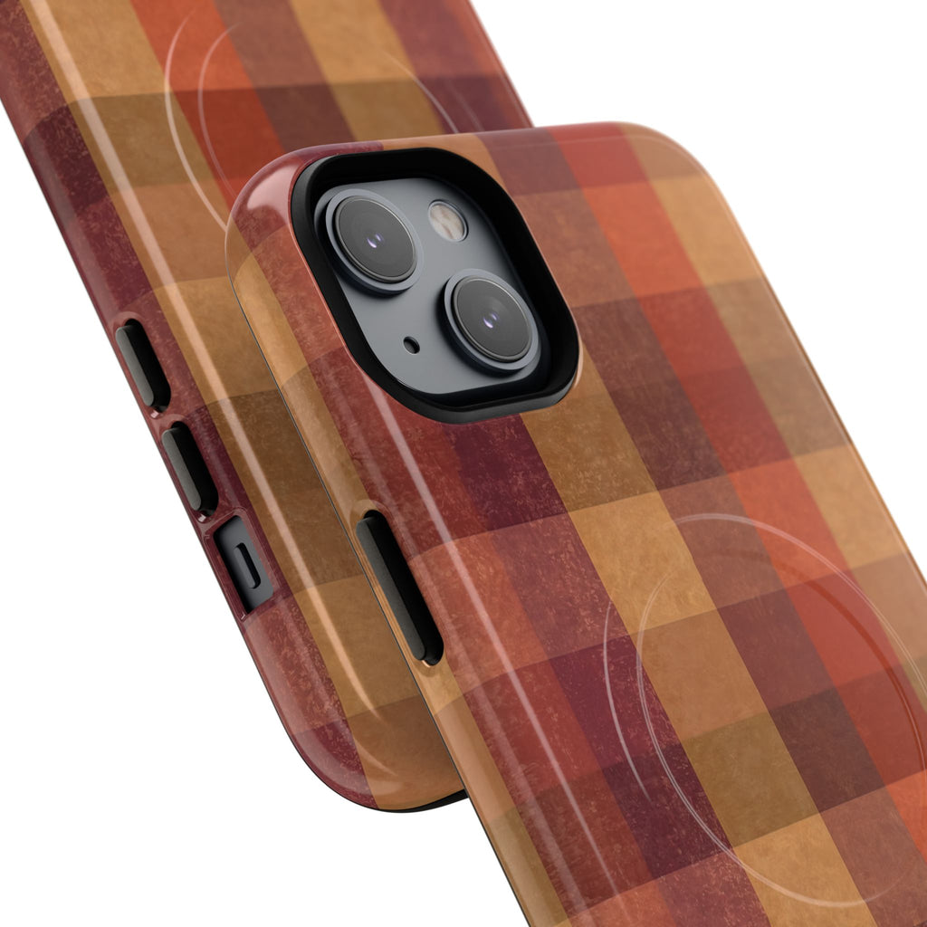 Plaid Tough Magnetic iPhone 7 Case