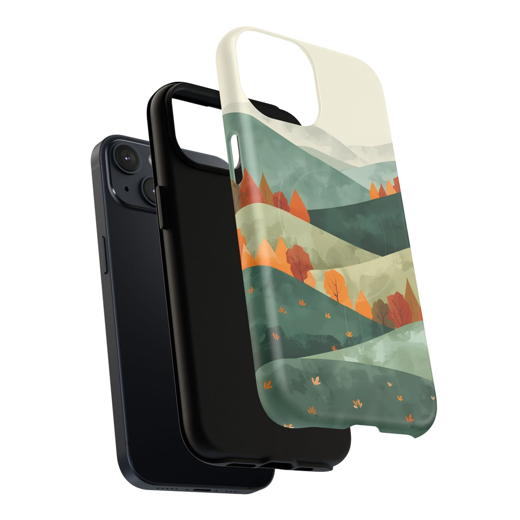 Nature-Inspired Tough Magnetic Cases