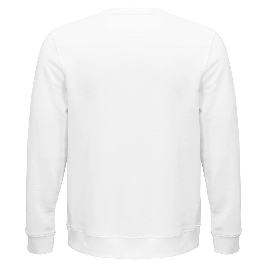 White sweatshirt on a white background