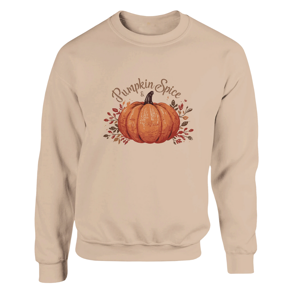 Pumpkin Spice Ivory Men Sweatshirt